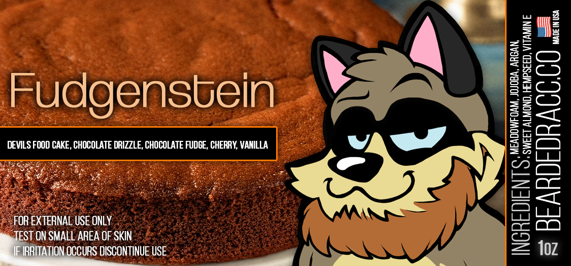 Fudgenstein - Devils Food Cake, Chocolate Drizzle, Chocolate Fudge, Cherry, Vanilla