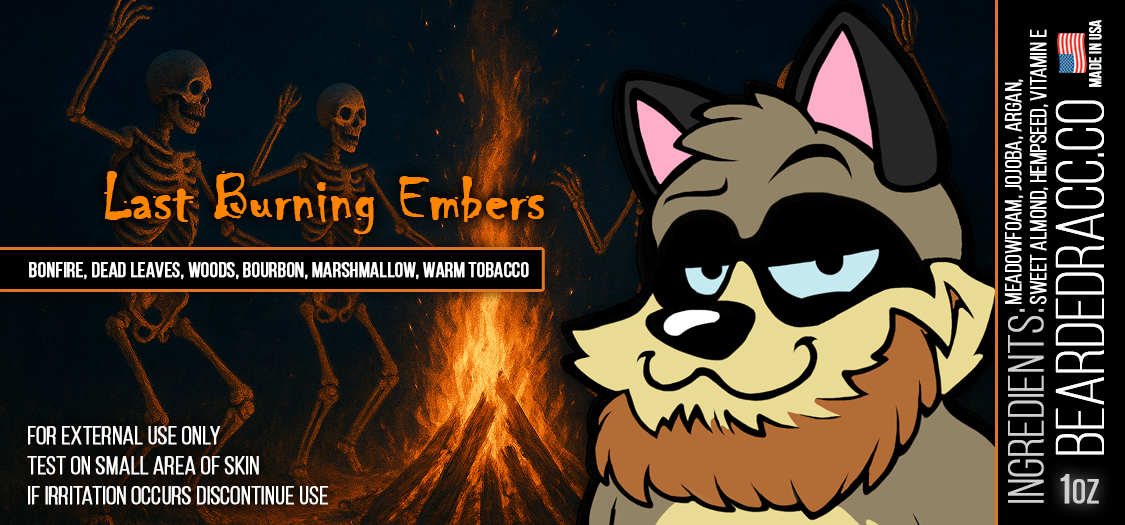 Last Burning Embers - Bonfire, Dead Leaves, Woods, Bourbon, Marshmallow, Warm Tobacco