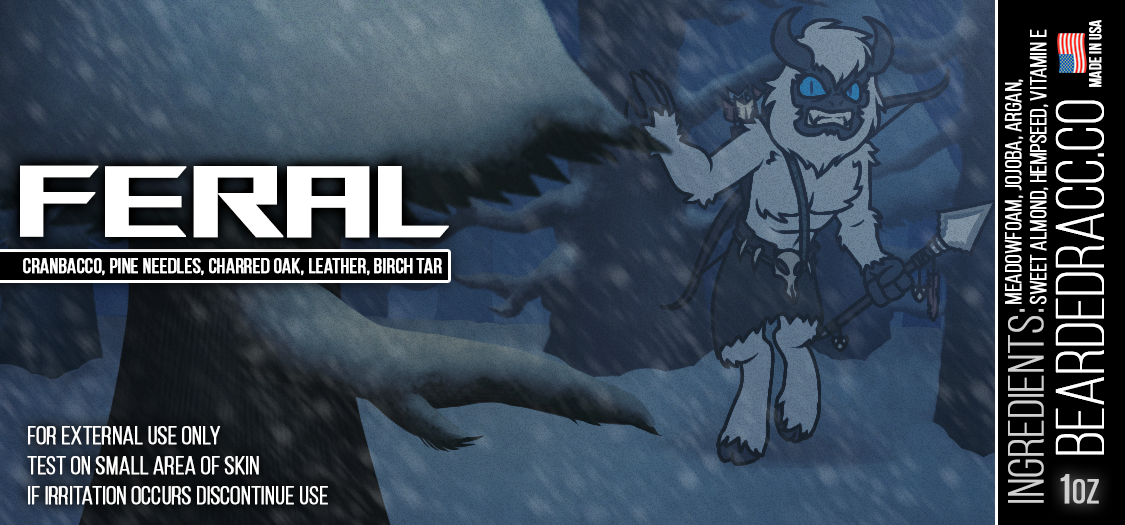 Feral - Cranbacco, Pine Needles, Charred Oak, Leather, Birch Tar