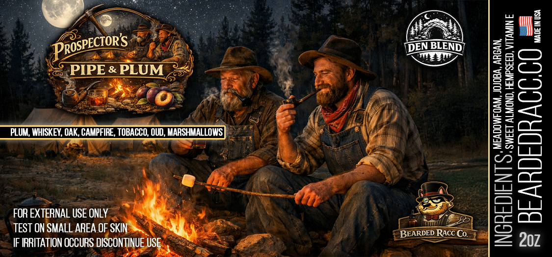 Prospector's Pipe & Plum - plum, Whiskey, Oak, Campfire, Tobacco, Oud, Marshmallows