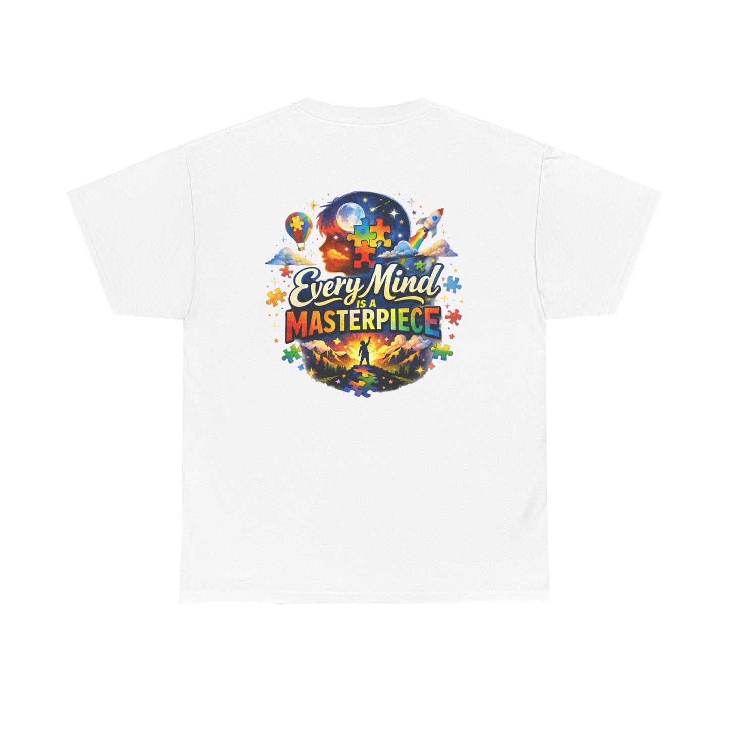 Autism Awareness T-Shirt - "Every Piece Matters" (Bearded Racc Co) Extended Sizes
