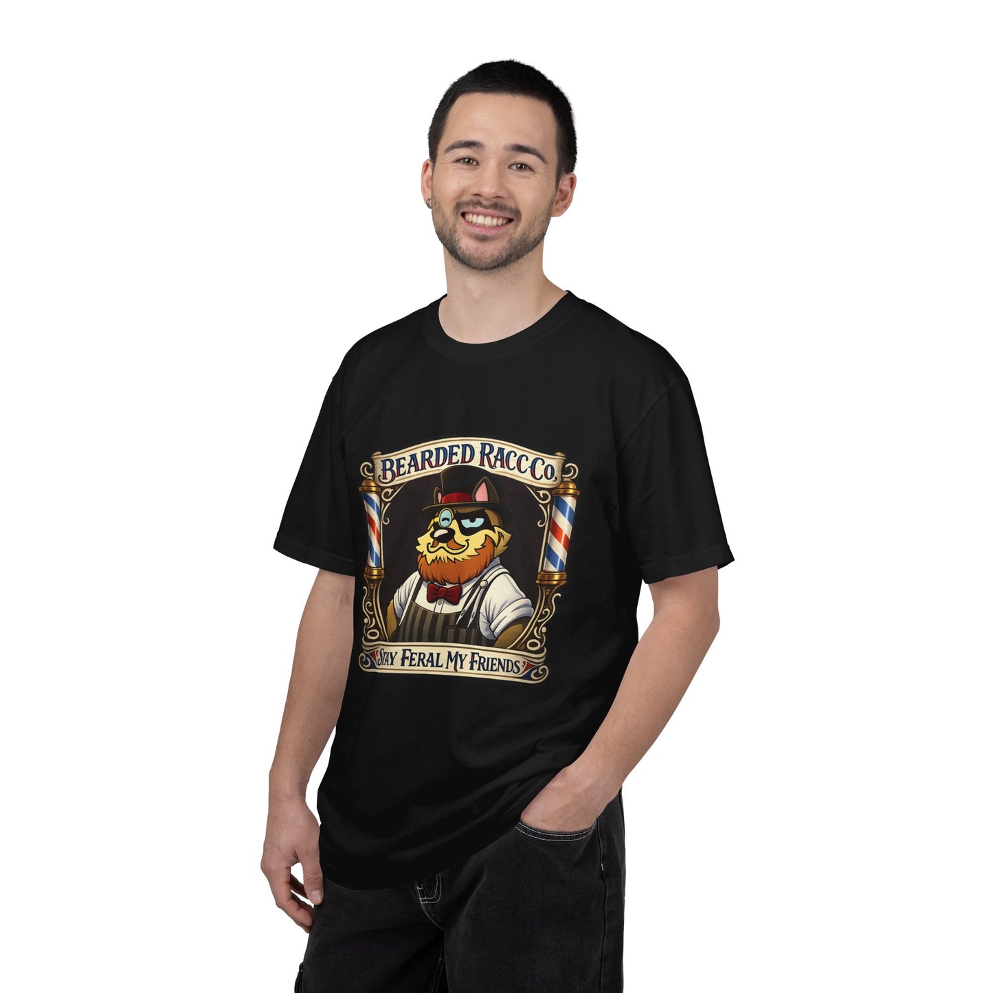 T-Shirt — Stay Feral My Friends (Bearded Racc Co)