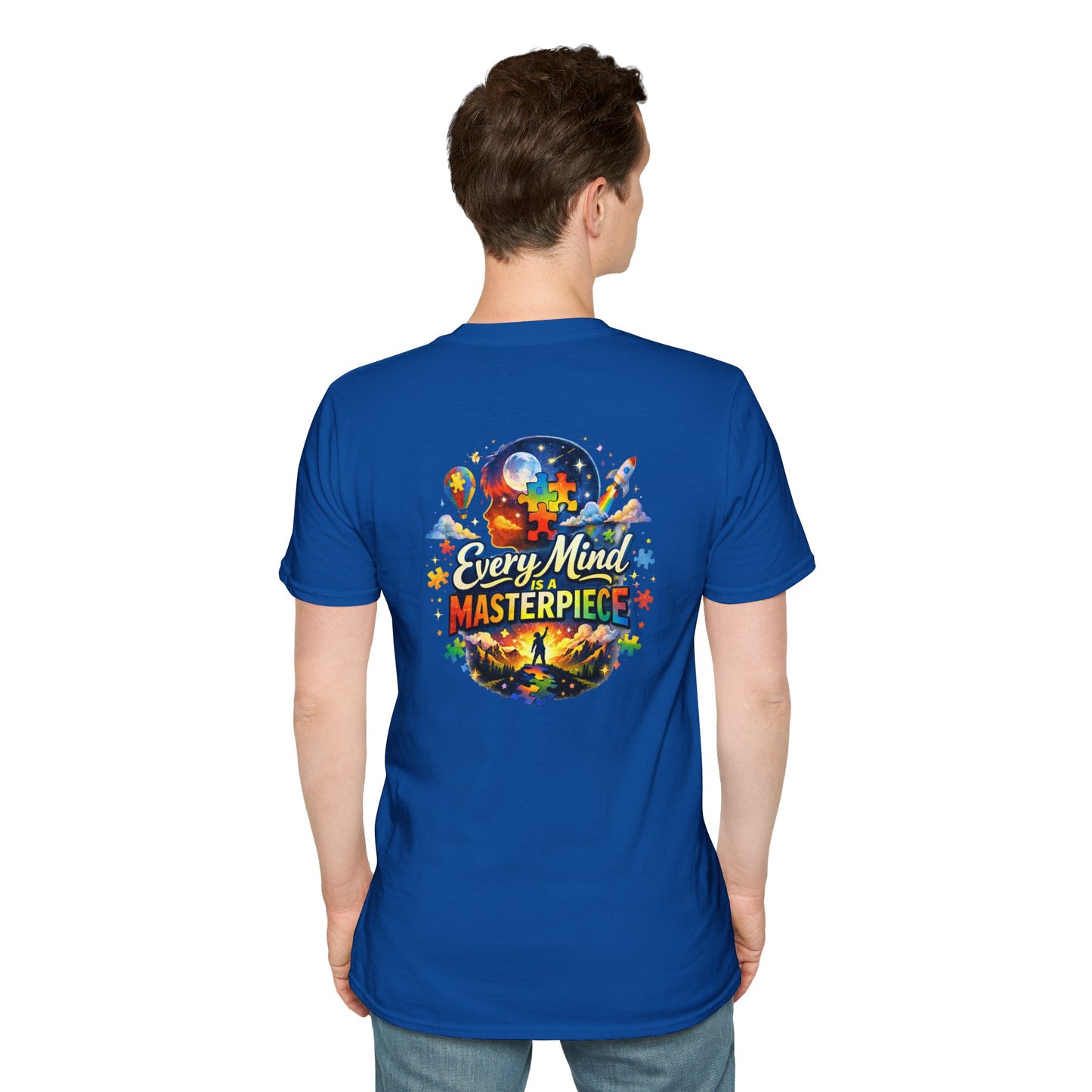 Autism Awareness T-Shirt — "Every Piece Matters" (Bearded Racc Co)