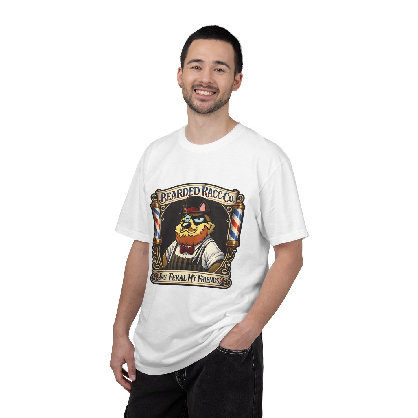 T-Shirt — Stay Feral My Friends (Bearded Racc Co)