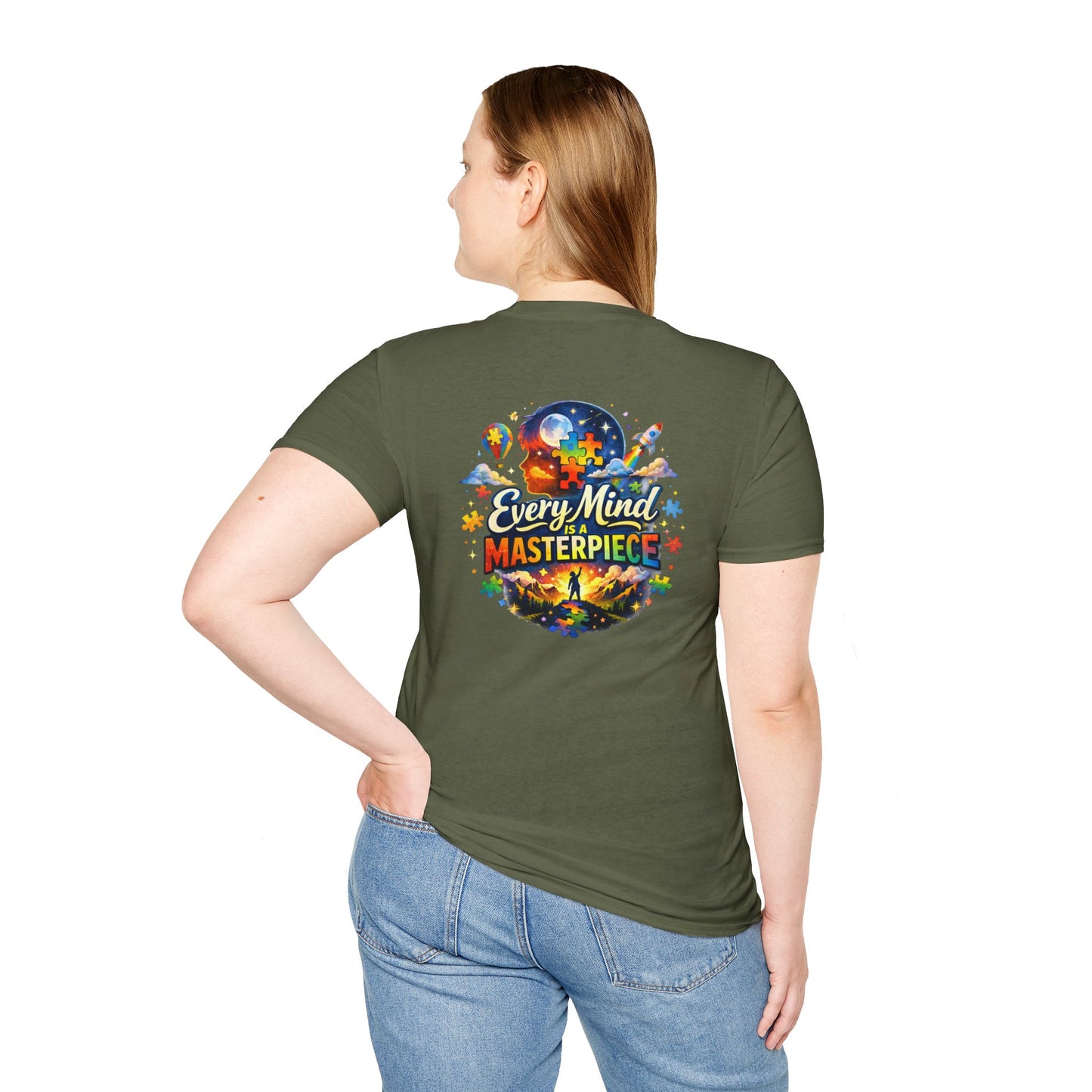 Autism Awareness T-Shirt — "Every Piece Matters" (Bearded Racc Co)