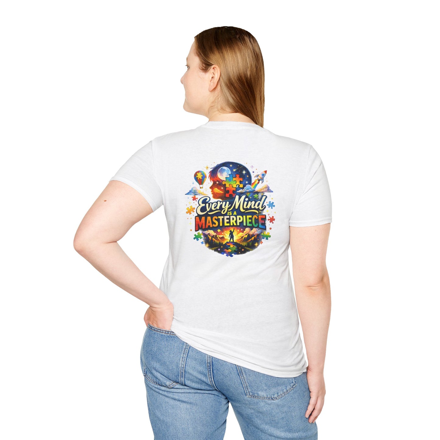 Autism Awareness T-Shirt — "Every Piece Matters" (Bearded Racc Co)