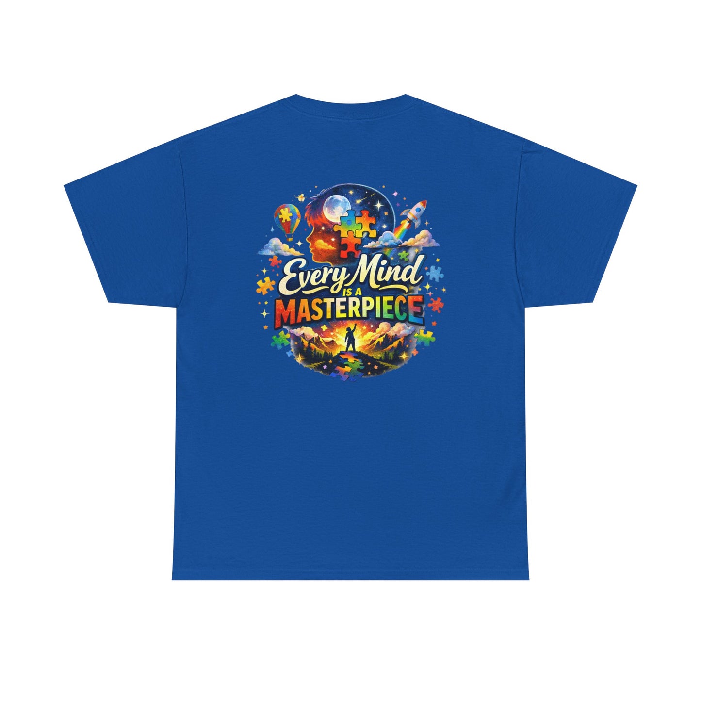 Autism Awareness T-Shirt - "Every Piece Matters" (Bearded Racc Co) Extended Sizes