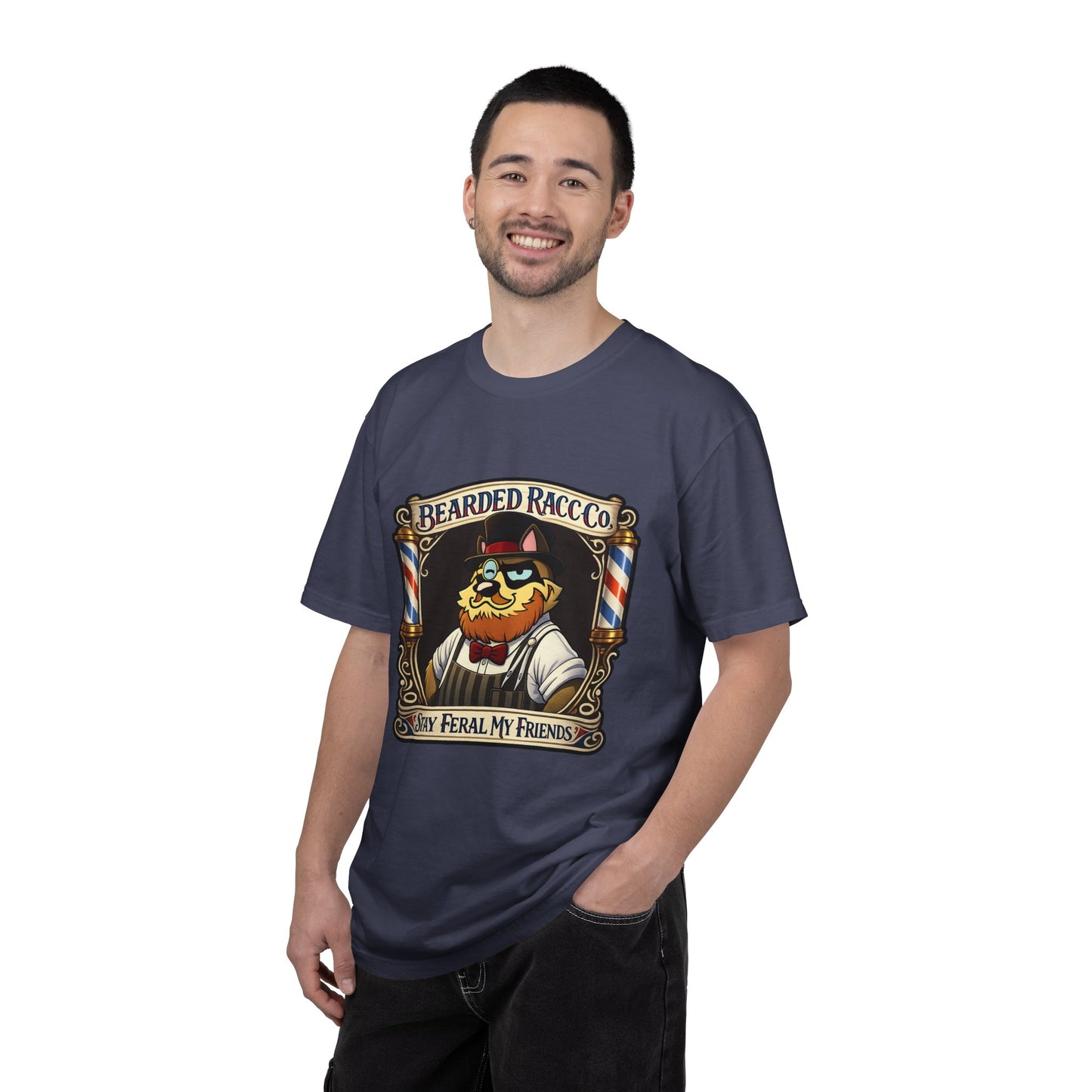 T-Shirt — Stay Feral My Friends (Bearded Racc Co)