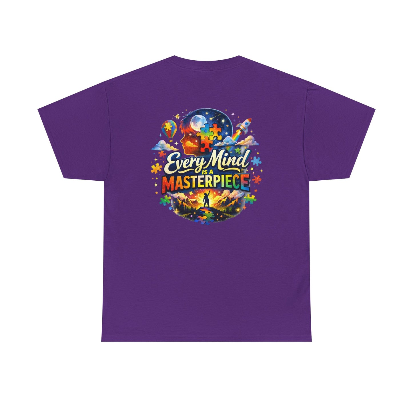 Autism Awareness T-Shirt - "Every Piece Matters" (Bearded Racc Co) Extended Sizes