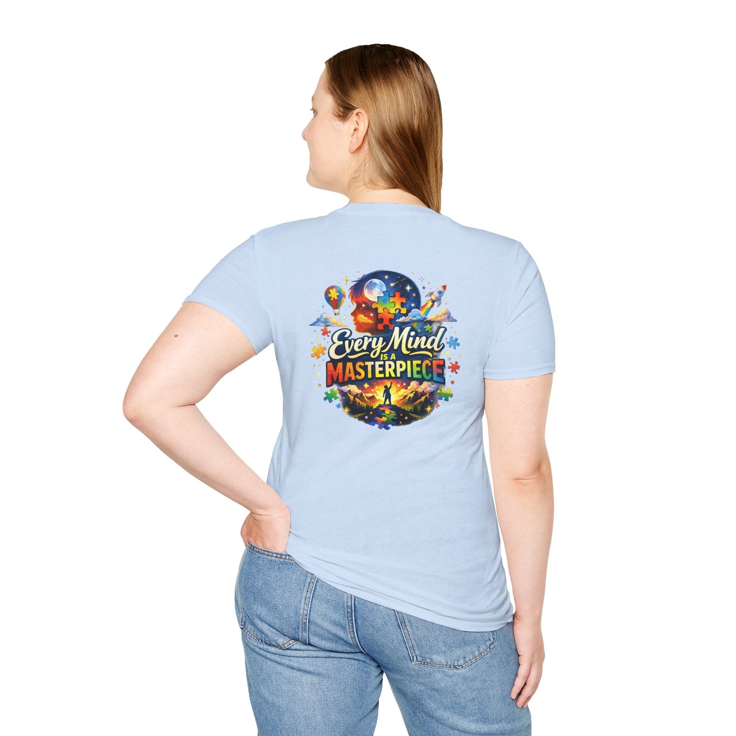 Autism Awareness T-Shirt — "Every Piece Matters" (Bearded Racc Co)