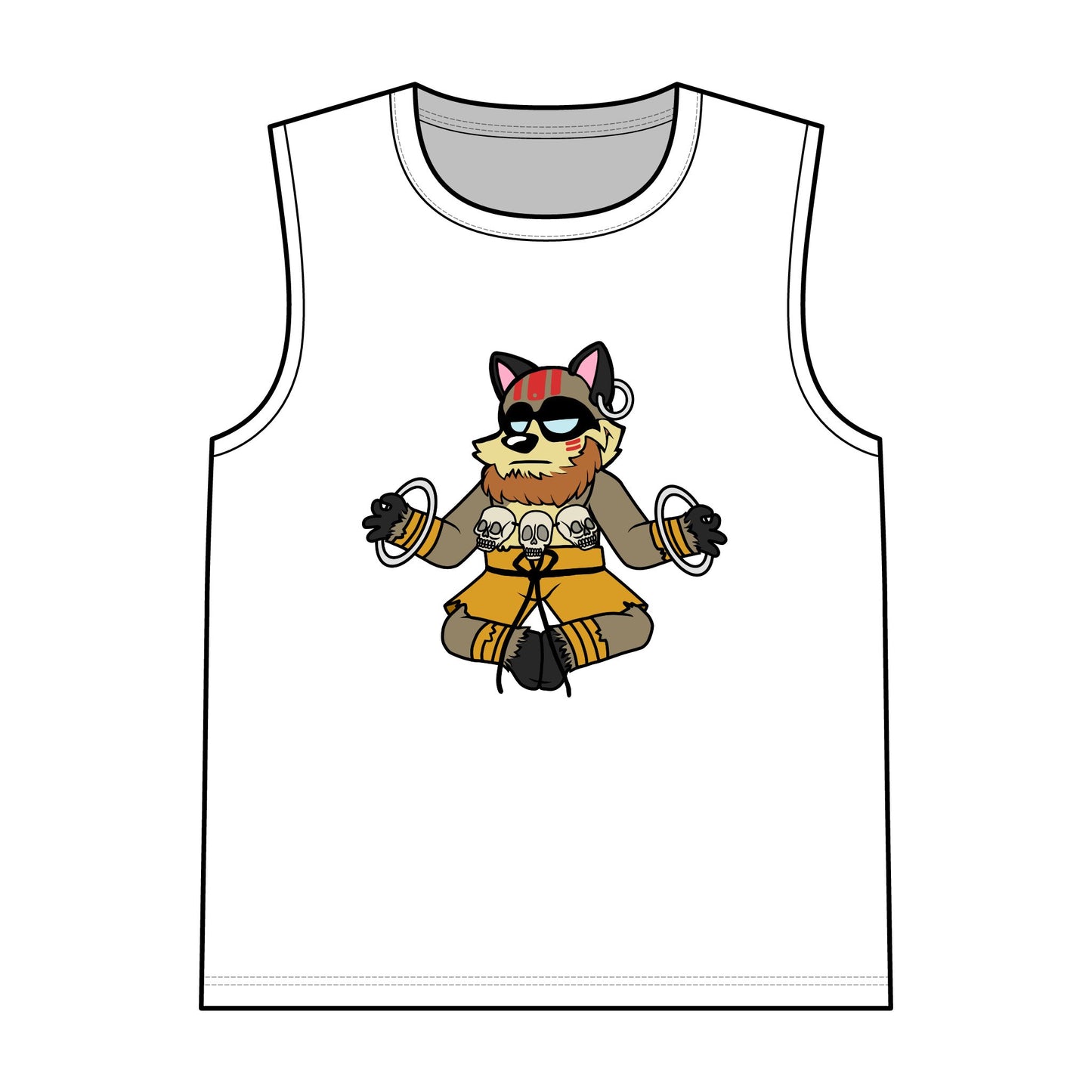 Yogi Blaze Tank Top - Bearded Racc (Bearded Racc Co)