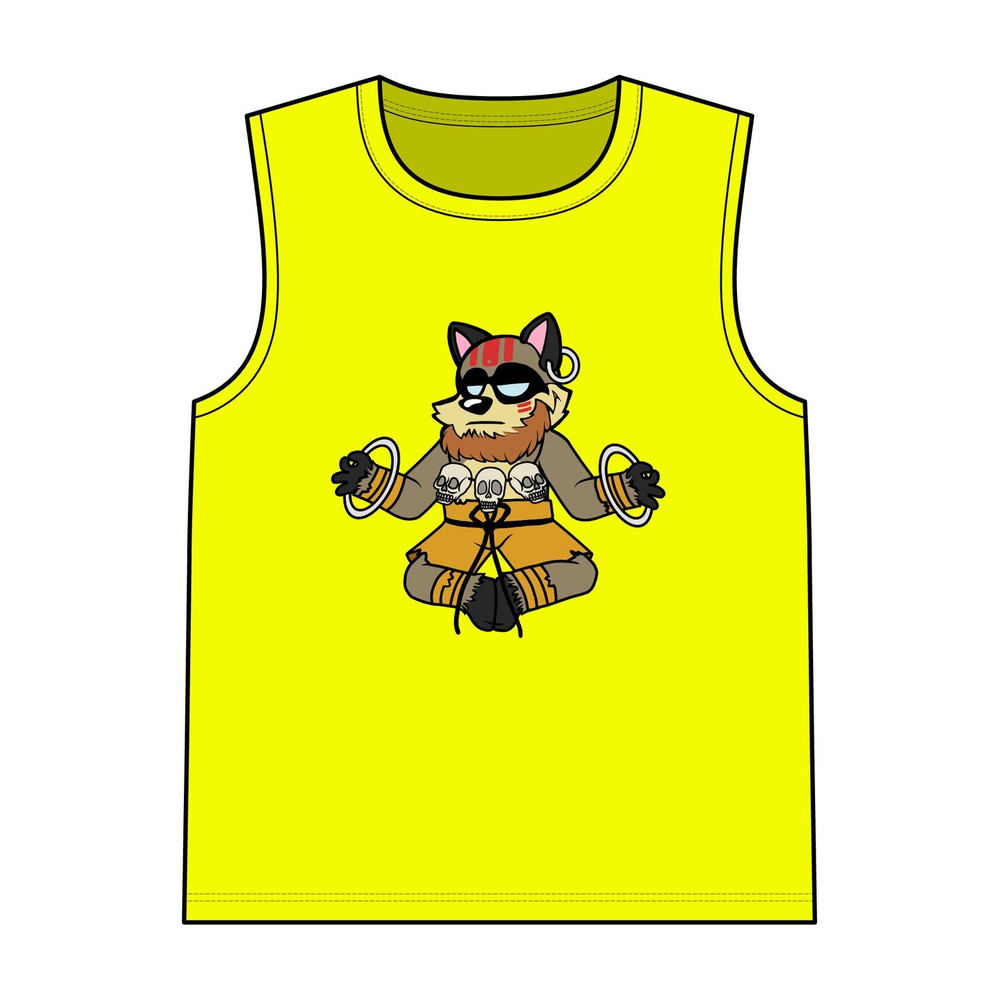 Yogi Blaze Tank Top - Bearded Racc (Bearded Racc Co)