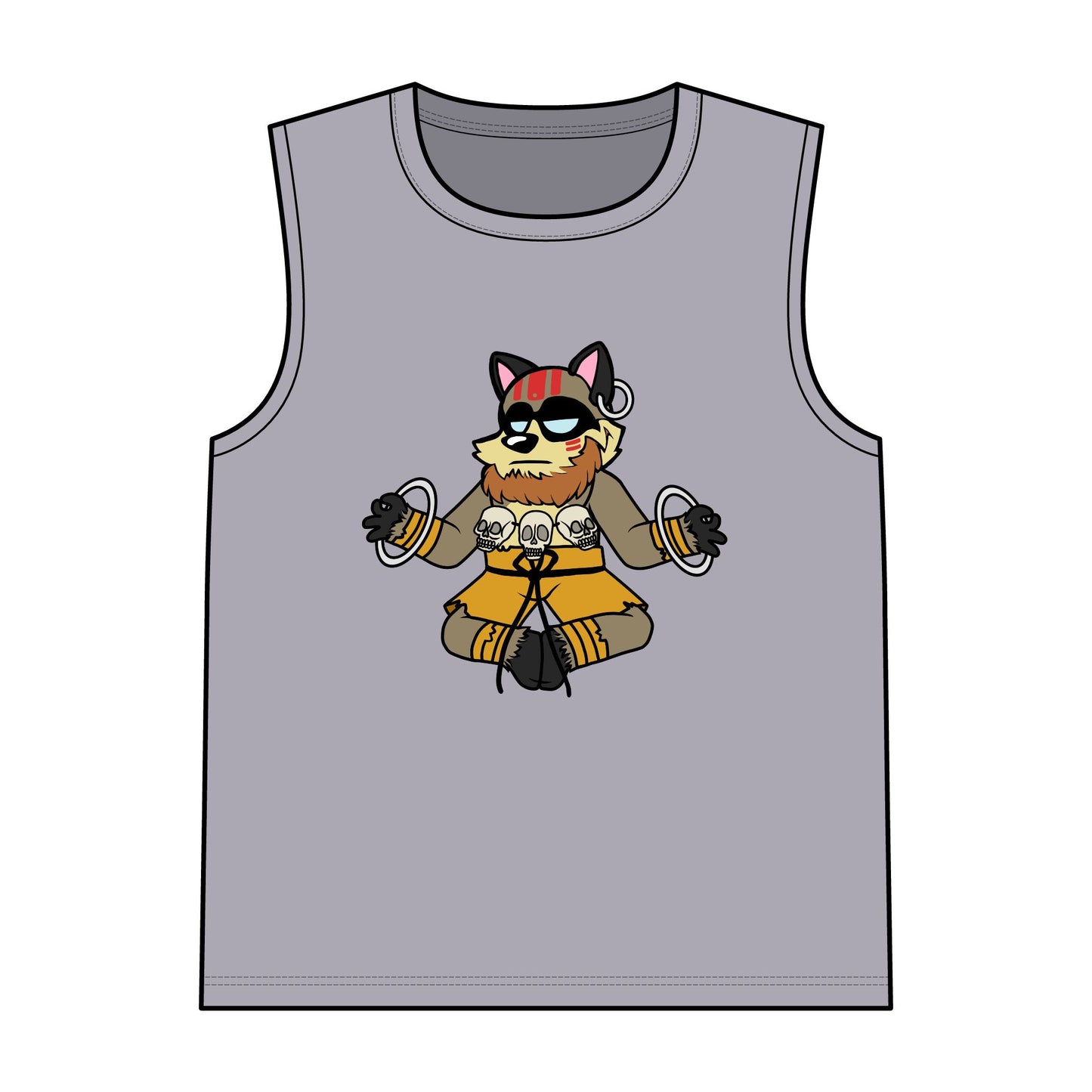Yogi Blaze Tank Top - Bearded Racc (Bearded Racc Co)