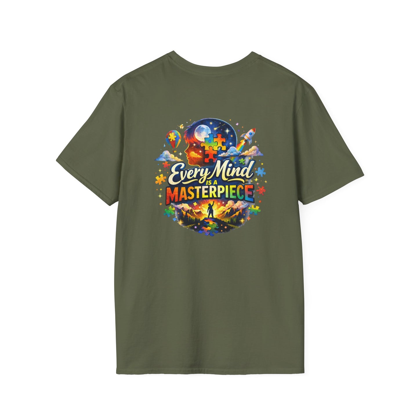 Autism Awareness T-Shirt — "Every Piece Matters" (Bearded Racc Co)