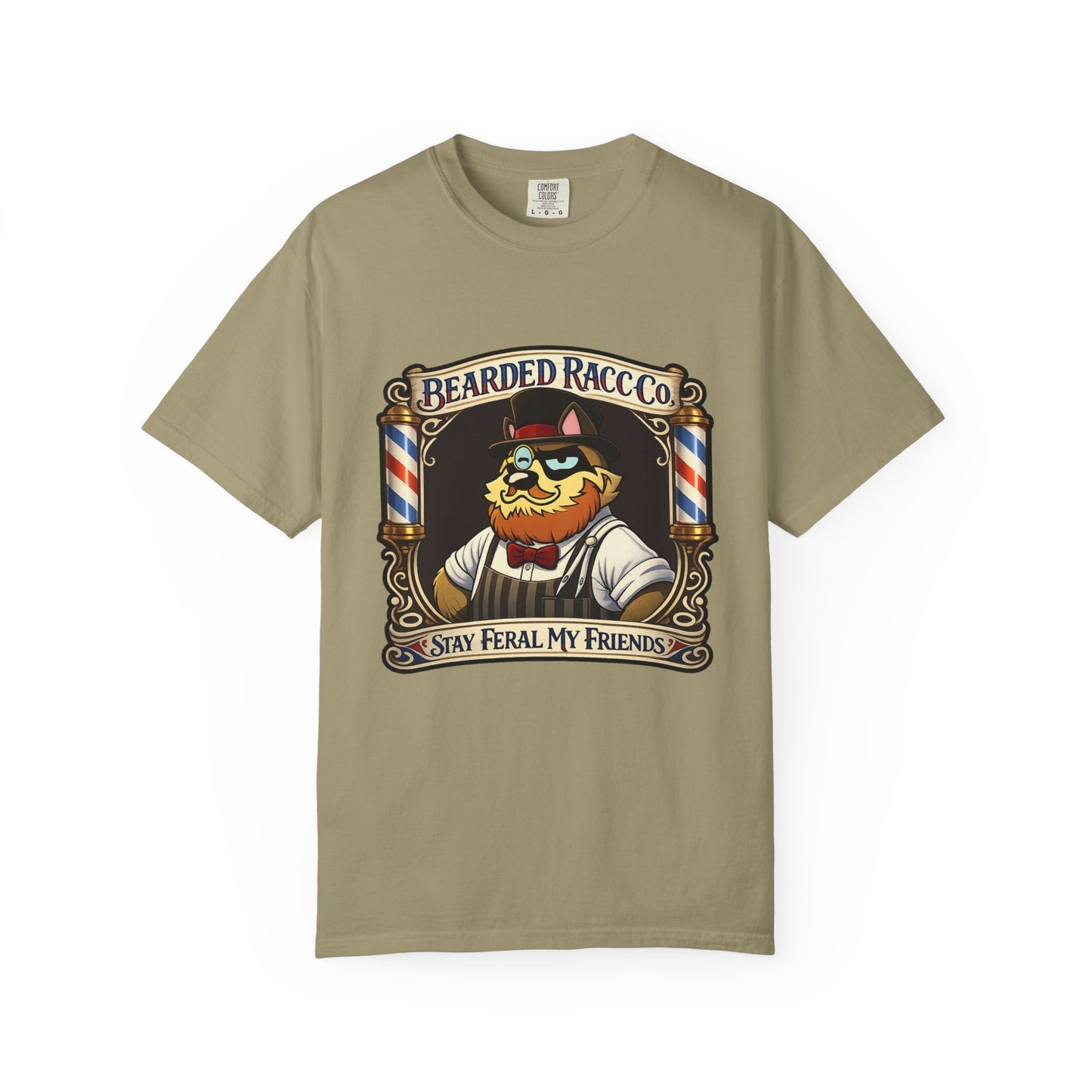 T-Shirt — Stay Feral My Friends (Bearded Racc Co)