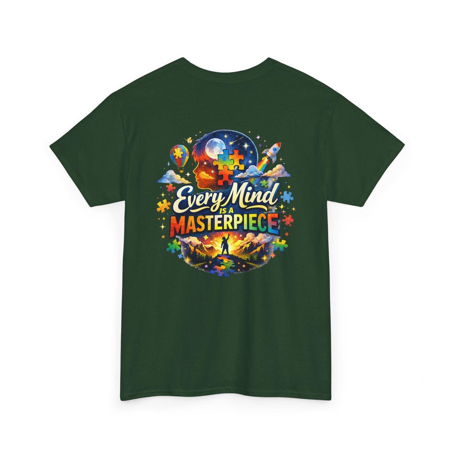 Autism Awareness T-Shirt - "Every Piece Matters" (Bearded Racc Co) Extended Sizes