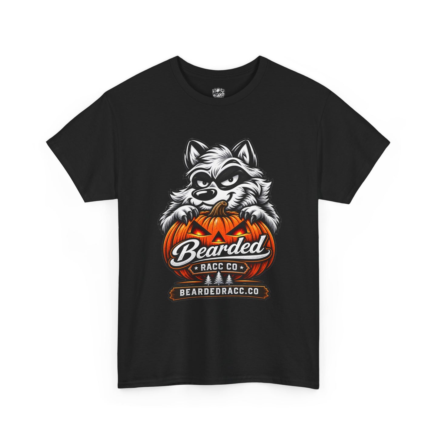 Racc-a-Lantern T-Shirt - Bearded Racc (Bearded Racc Co)