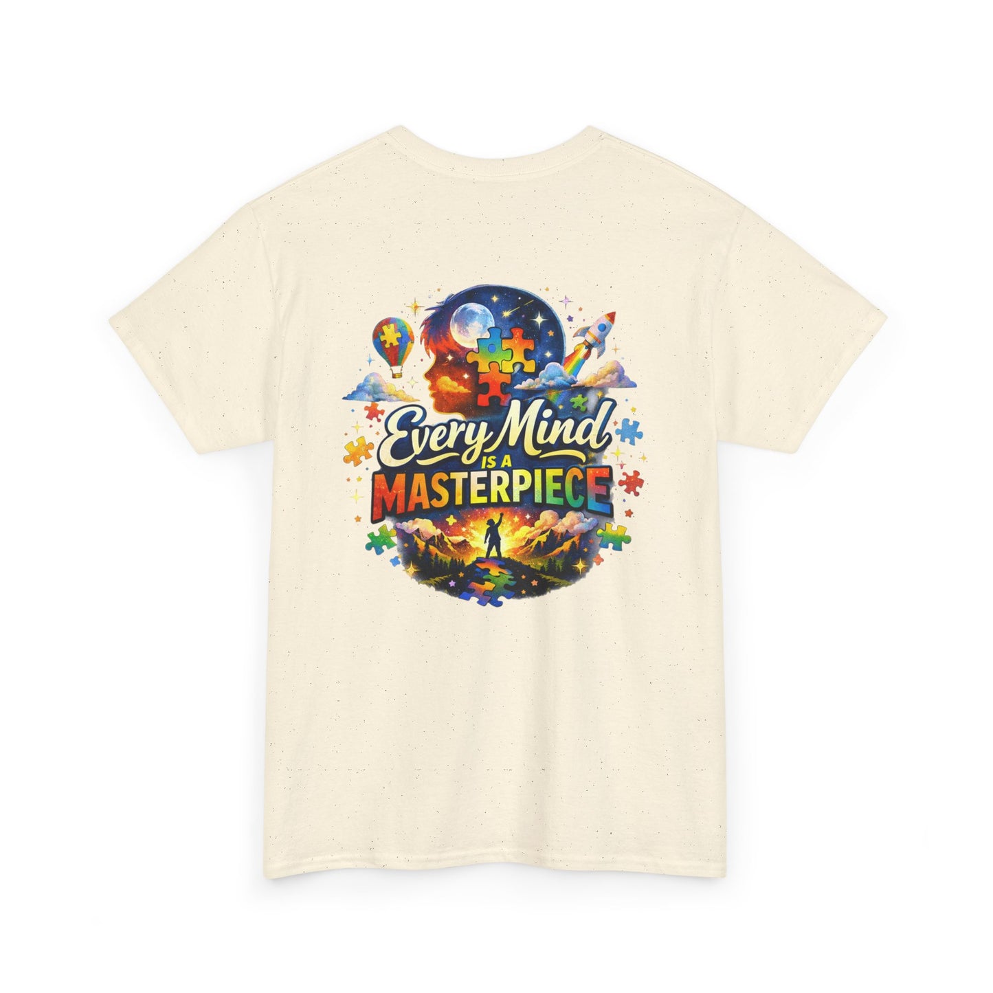 Autism Awareness T-Shirt - "Every Piece Matters" (Bearded Racc Co) Extended Sizes
