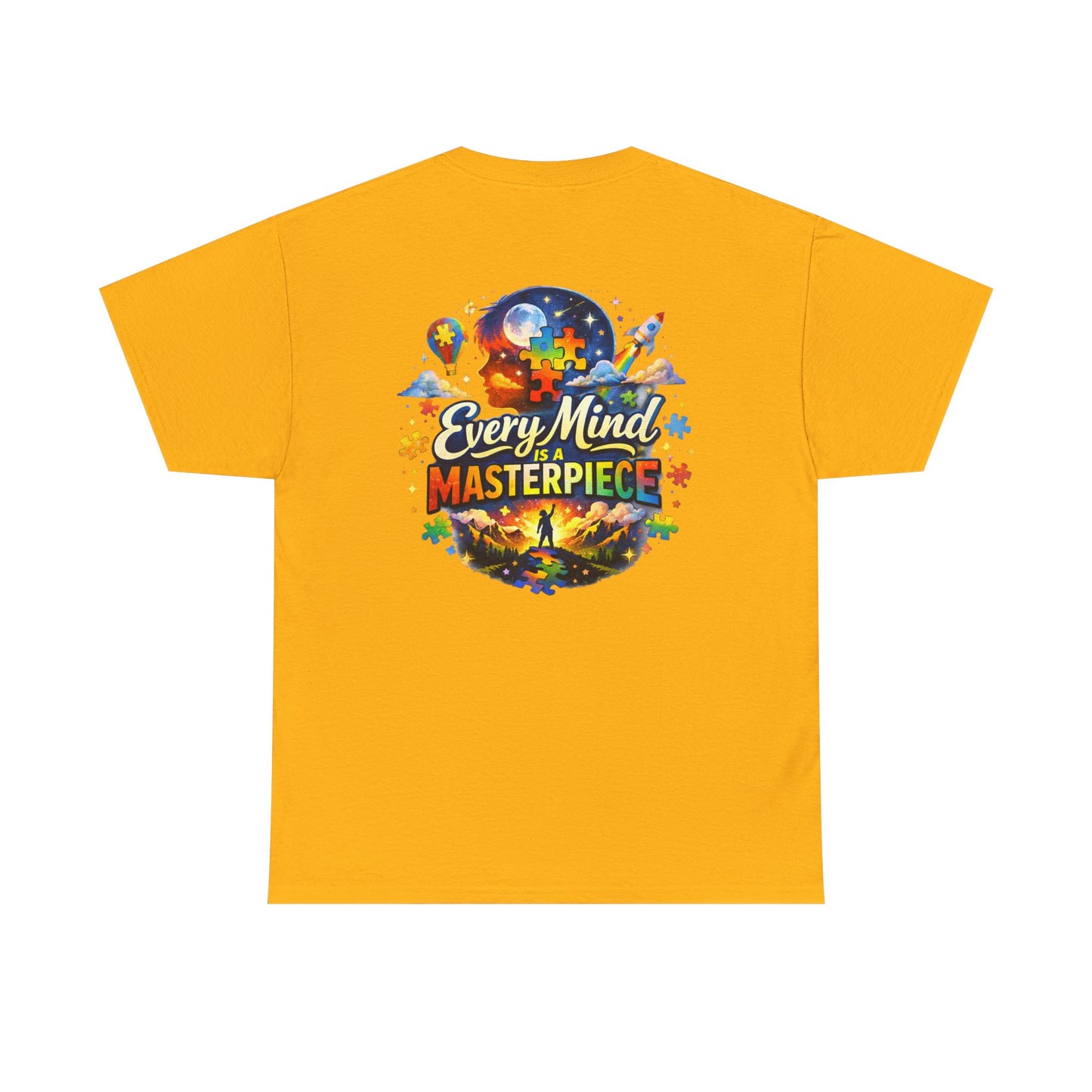 Autism Awareness T-Shirt - "Every Piece Matters" (Bearded Racc Co) Extended Sizes