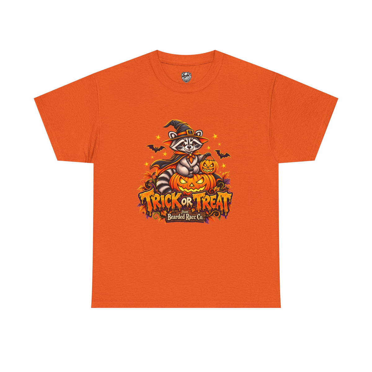 Trick or Treat T-Shirt - Bearded Racc (Bearded Racc Co)