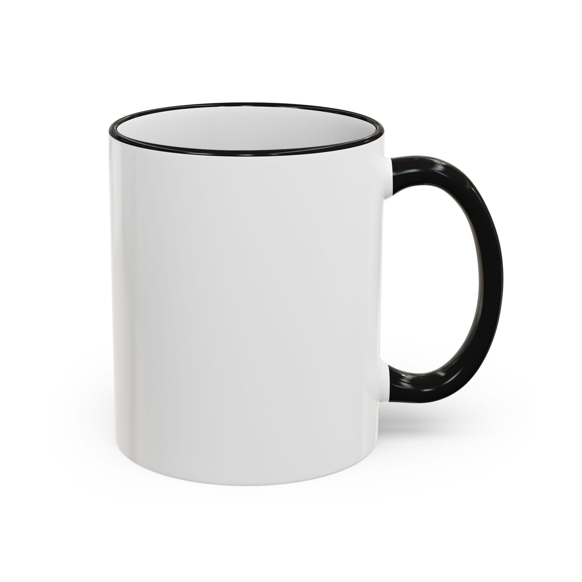 Accent Rim & Handle Mug (11oz, 15oz) - Racc-o-Lantern Mug (Bearded Racc Co)
