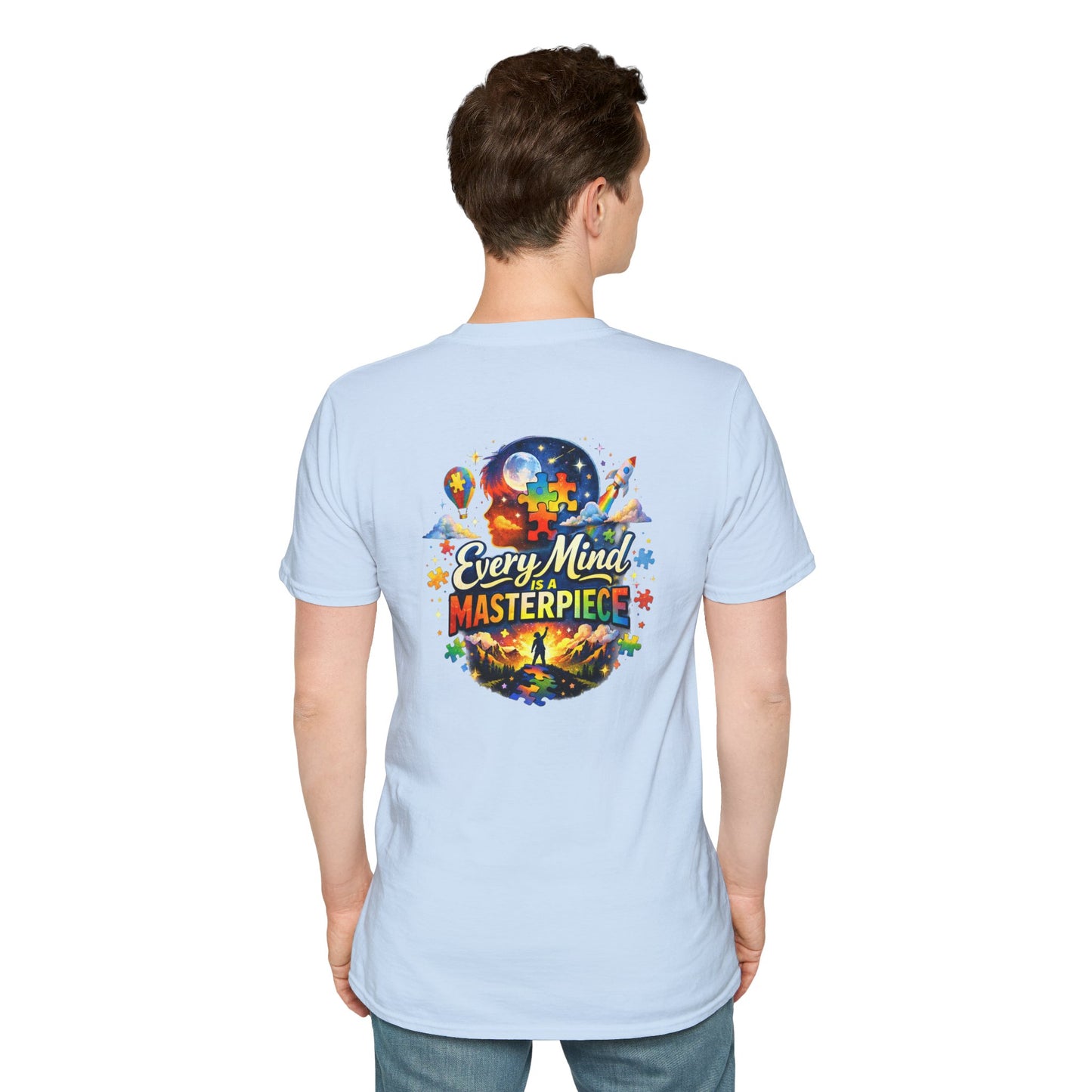 Autism Awareness T-Shirt — "Every Piece Matters" (Bearded Racc Co)