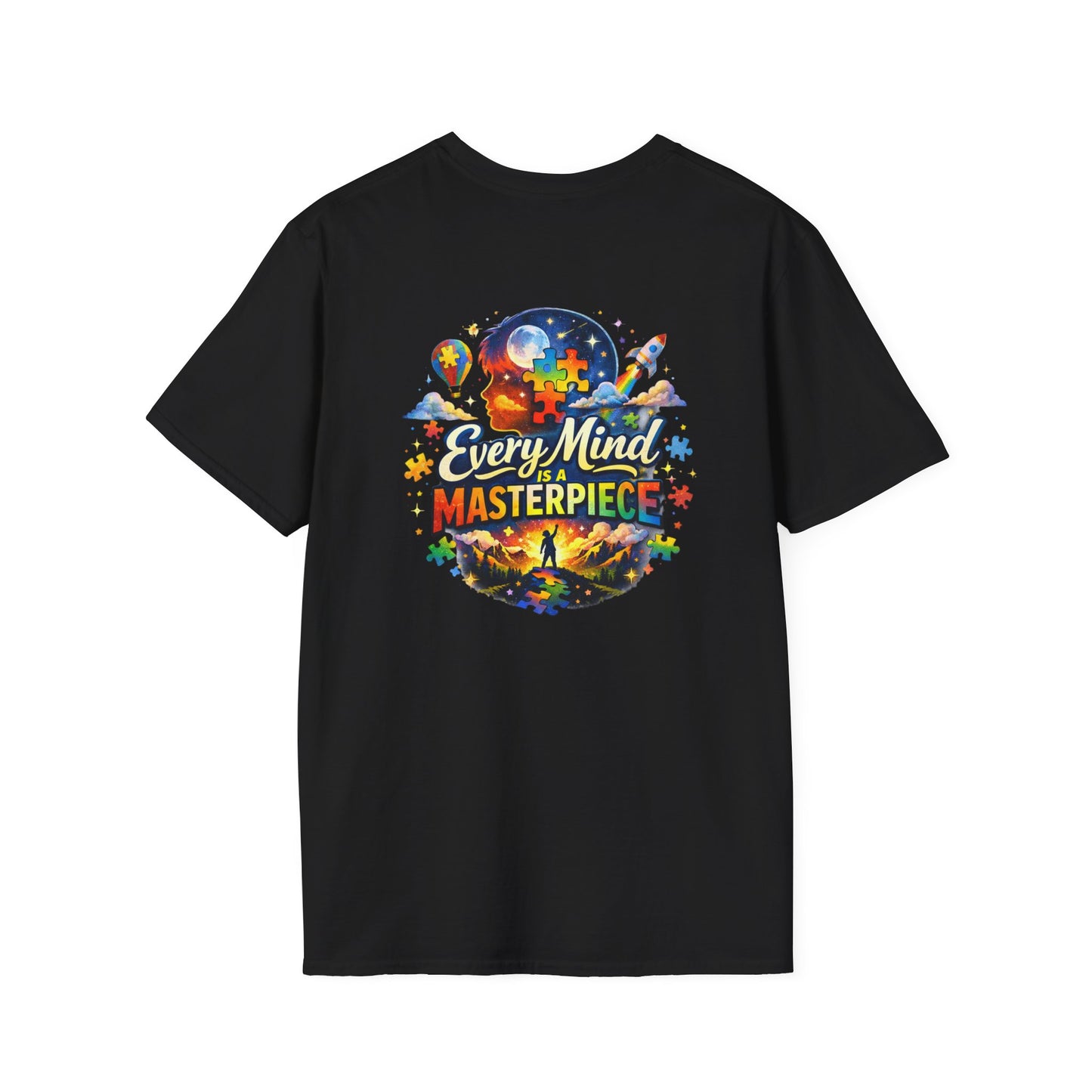 Autism Awareness T-Shirt — "Every Piece Matters" (Bearded Racc Co)