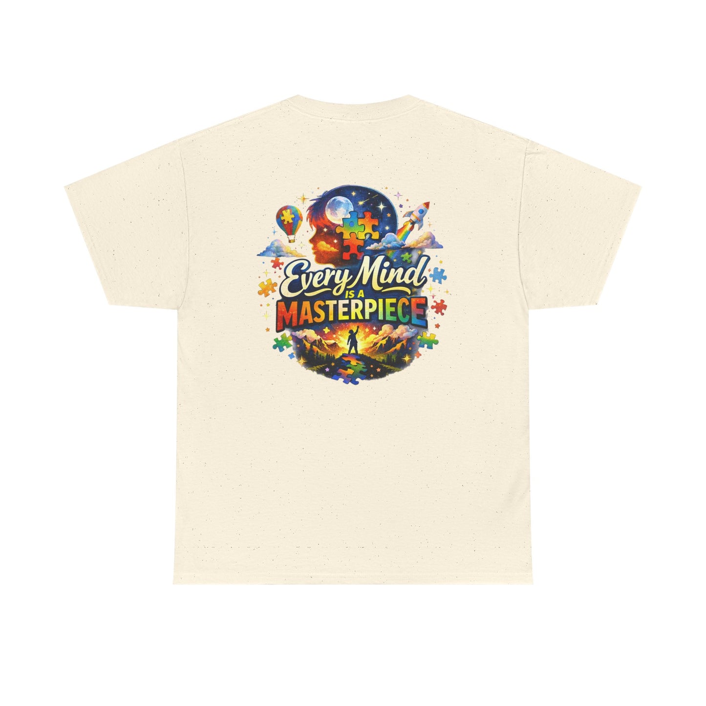 Autism Awareness T-Shirt - "Every Piece Matters" (Bearded Racc Co) Extended Sizes