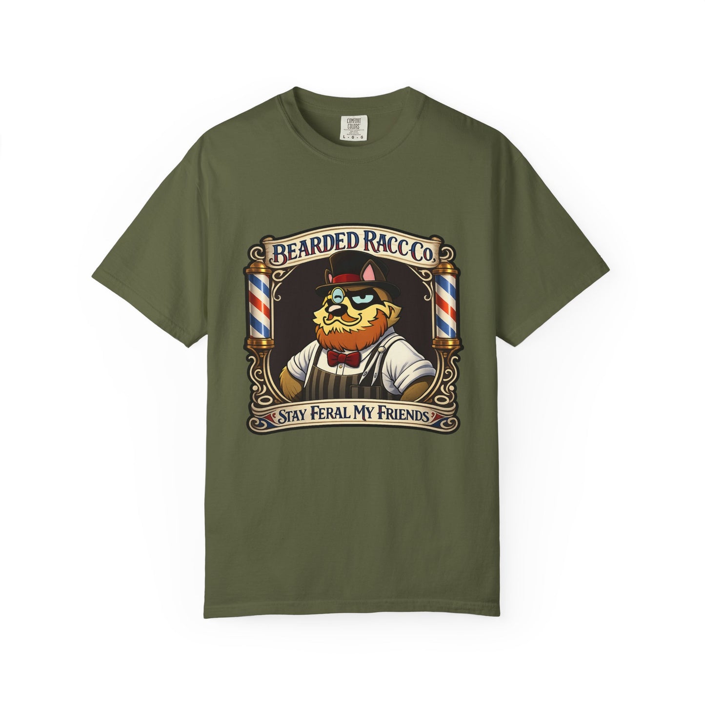 T-Shirt — Stay Feral My Friends (Bearded Racc Co)