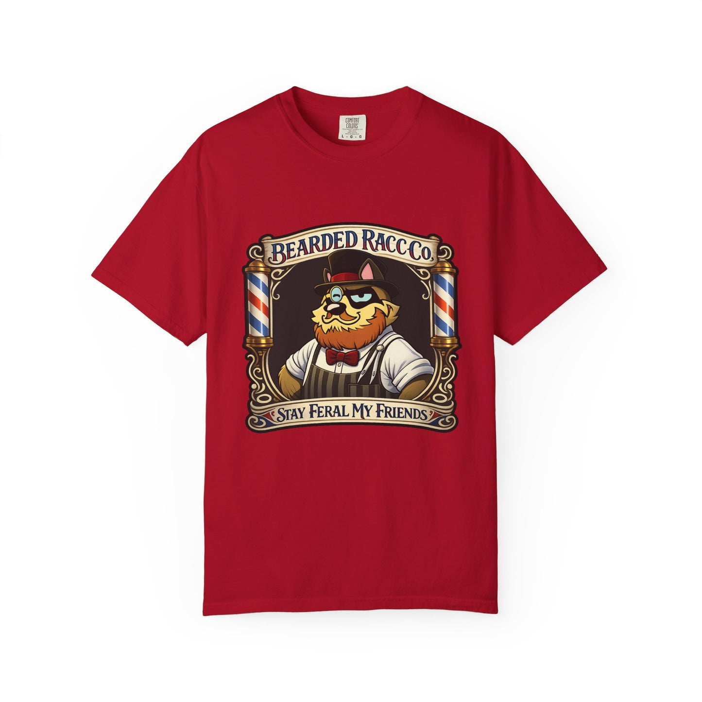 T-Shirt — Stay Feral My Friends (Bearded Racc Co)