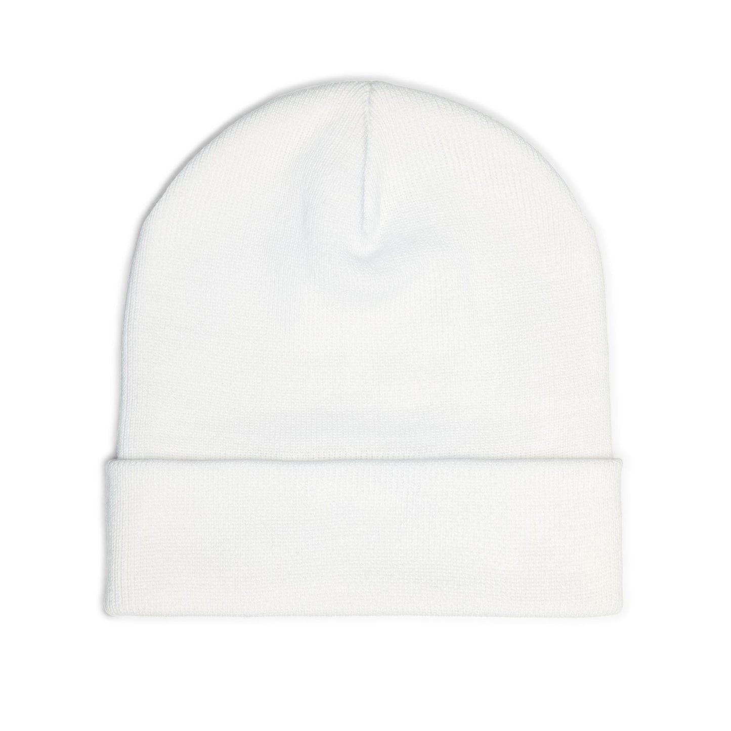 Embroidered Bearded Racc Knit Beanie — Bearded Racc Co Branded Winter Hat