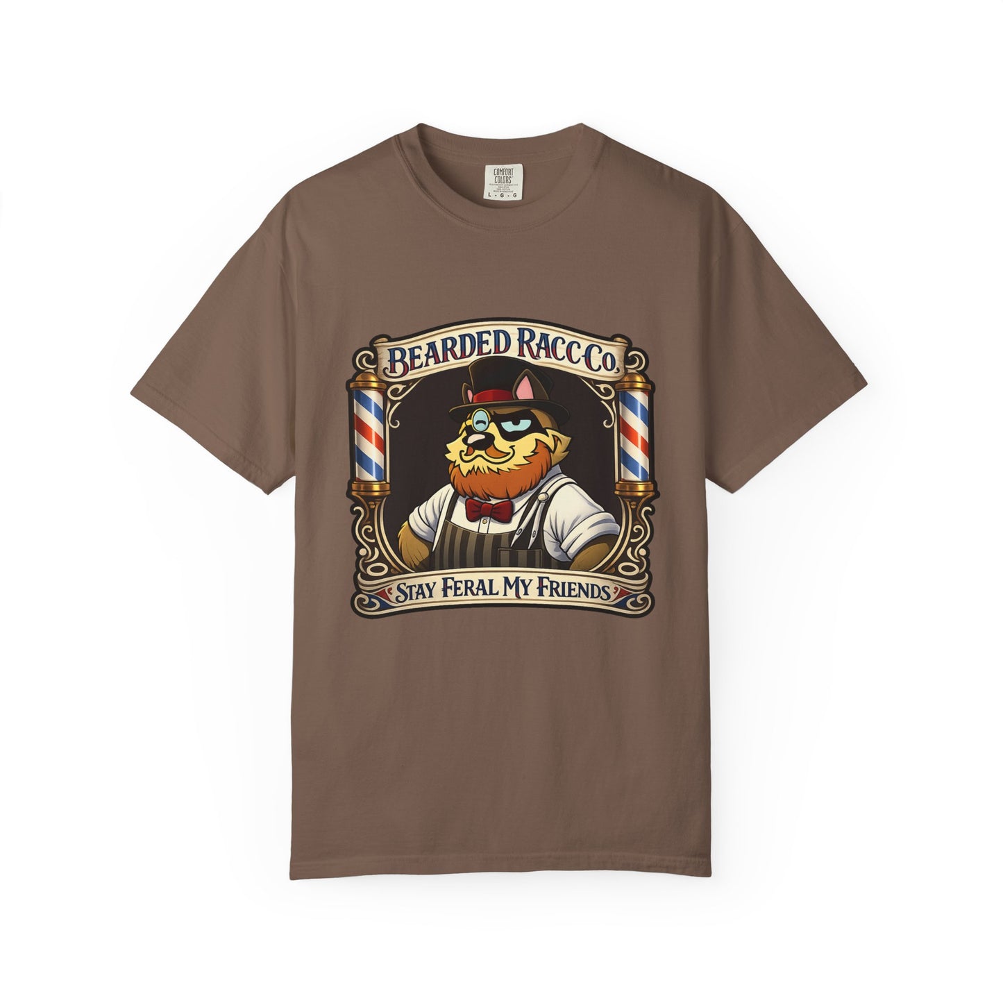 T-Shirt — Stay Feral My Friends (Bearded Racc Co)