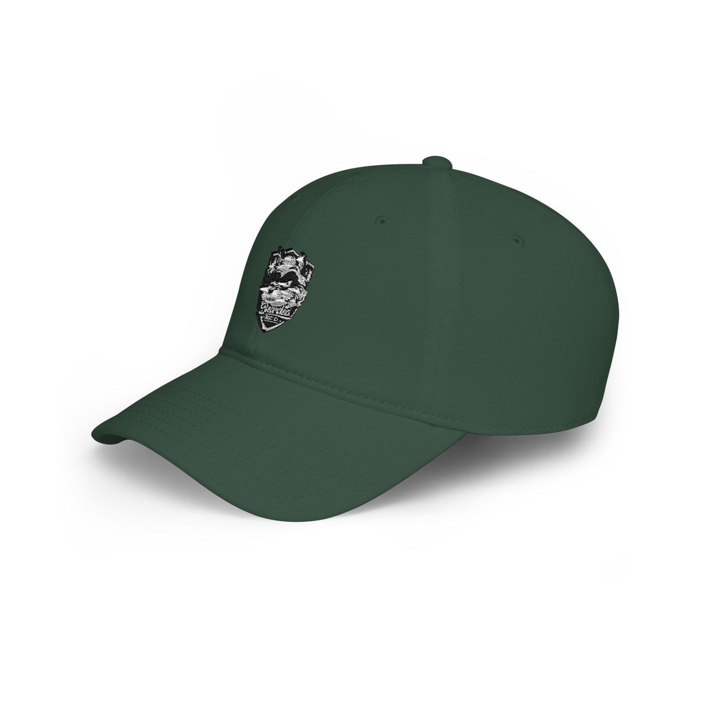 Low Profile Baseball Cap - Bearded Racc Co Embroidered Logo