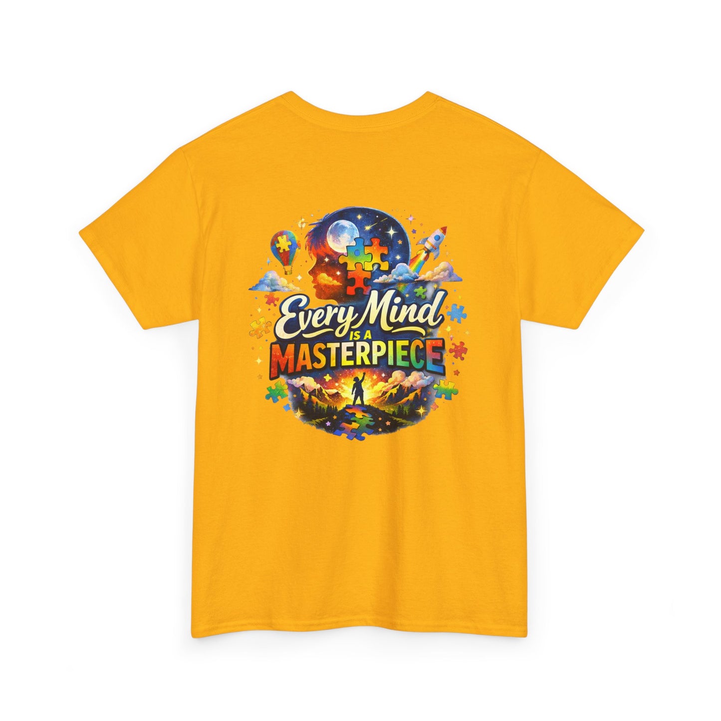 Autism Awareness T-Shirt - "Every Piece Matters" (Bearded Racc Co) Extended Sizes