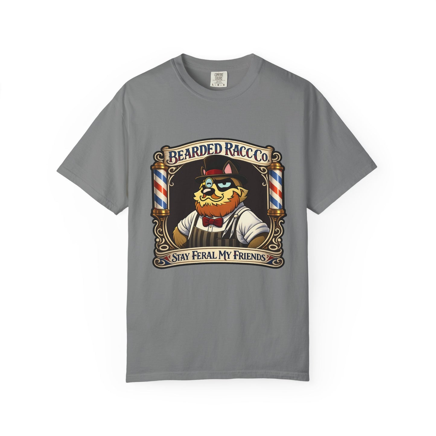 T-Shirt — Stay Feral My Friends (Bearded Racc Co)