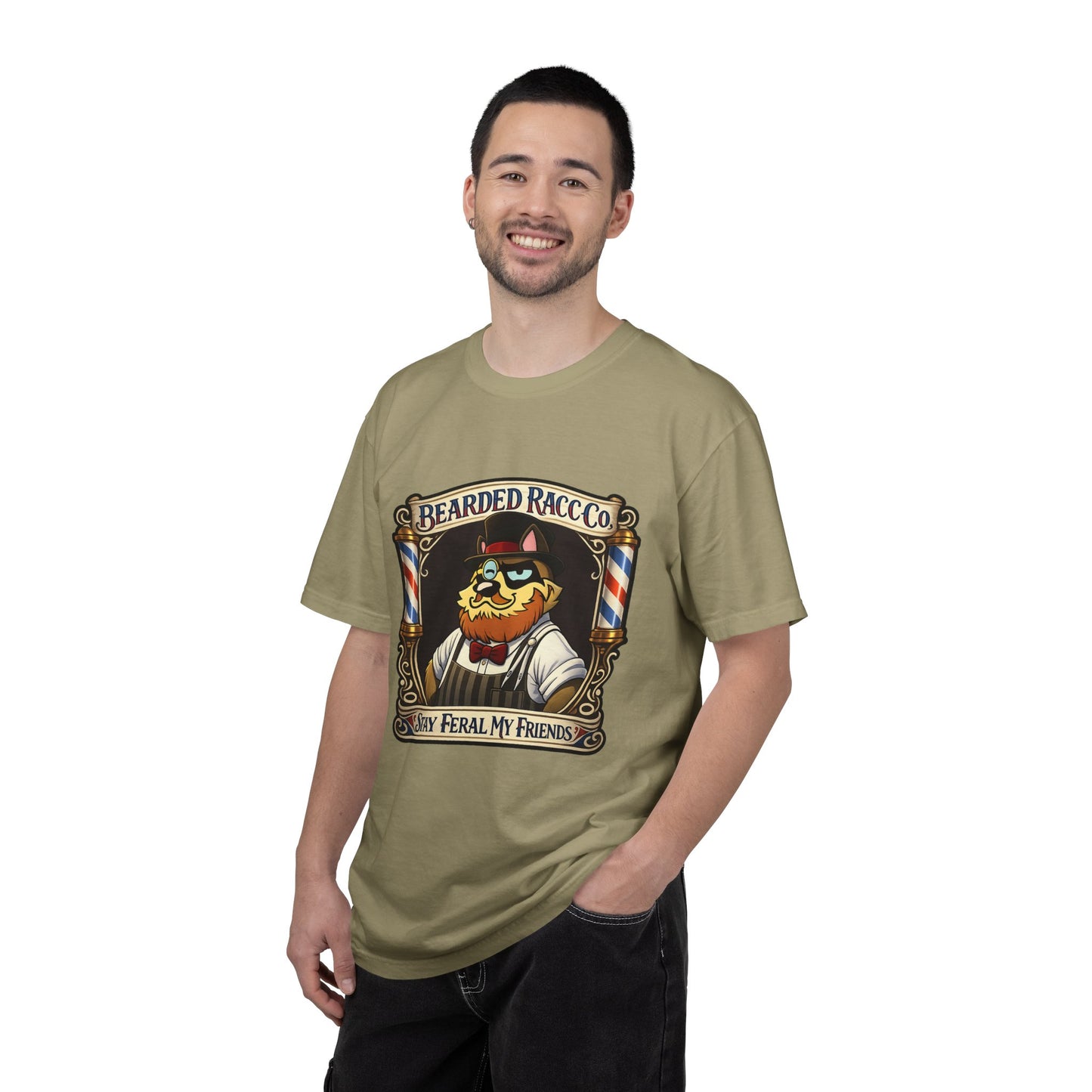 T-Shirt — Stay Feral My Friends (Bearded Racc Co)
