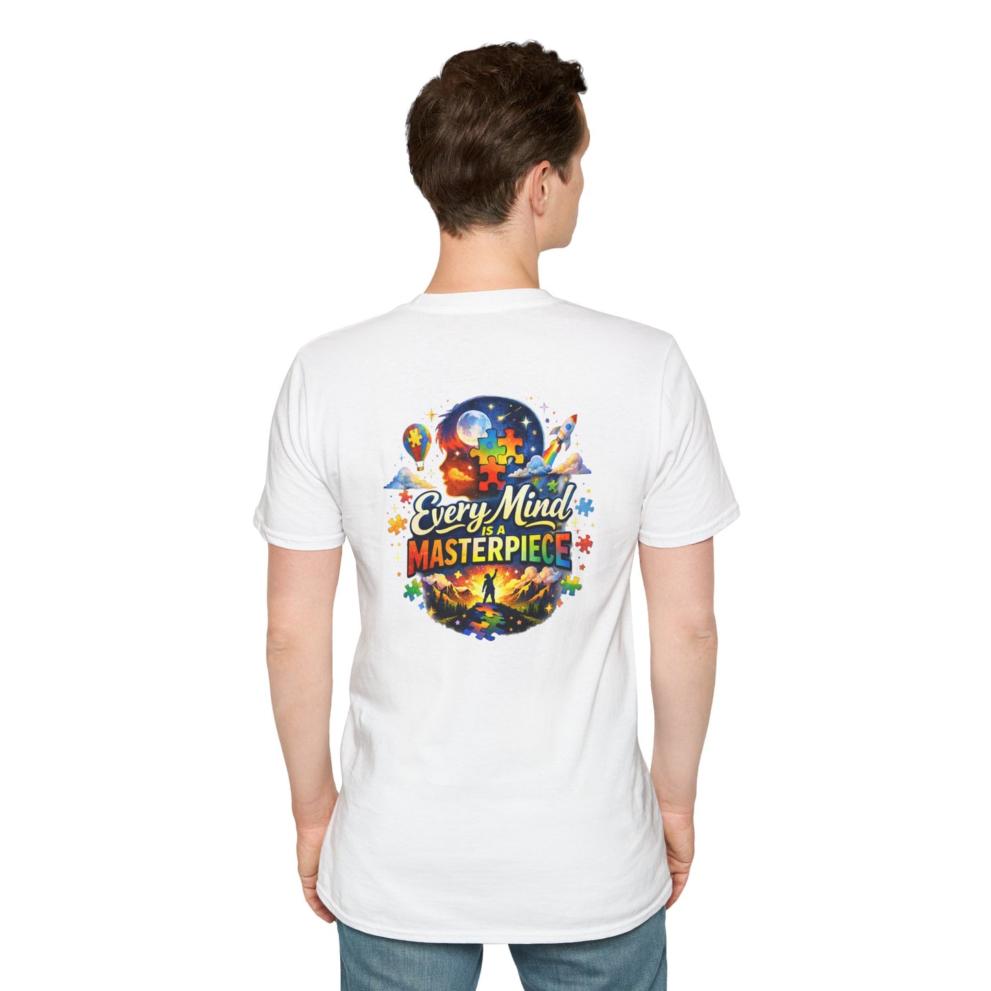 Autism Awareness T-Shirt — "Every Piece Matters" (Bearded Racc Co)