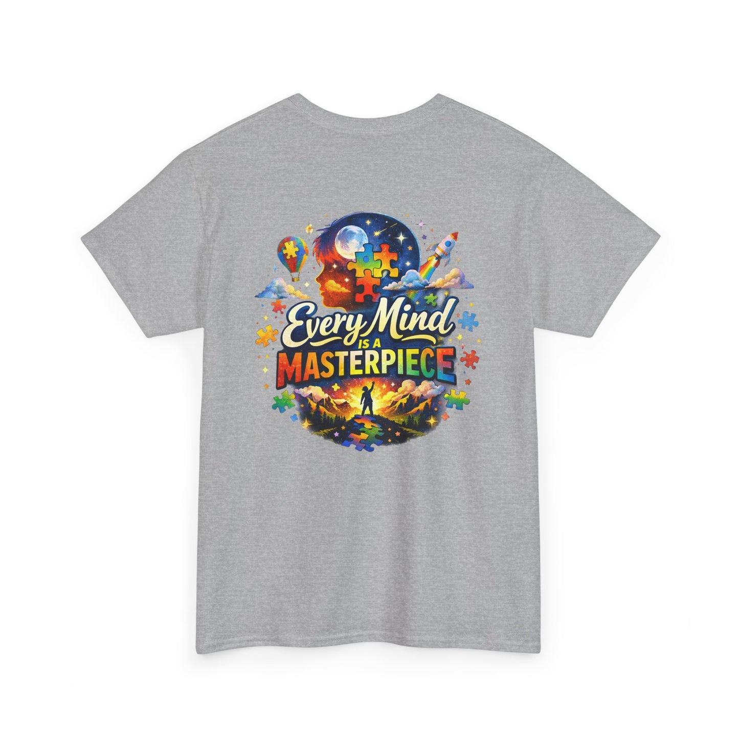 Autism Awareness T-Shirt - "Every Piece Matters" (Bearded Racc Co) Extended Sizes