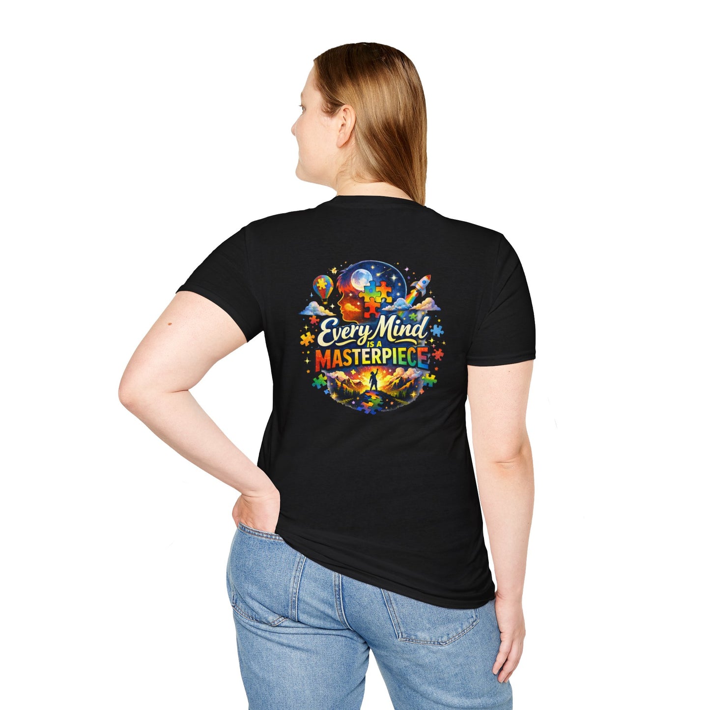 Autism Awareness T-Shirt — "Every Piece Matters" (Bearded Racc Co)
