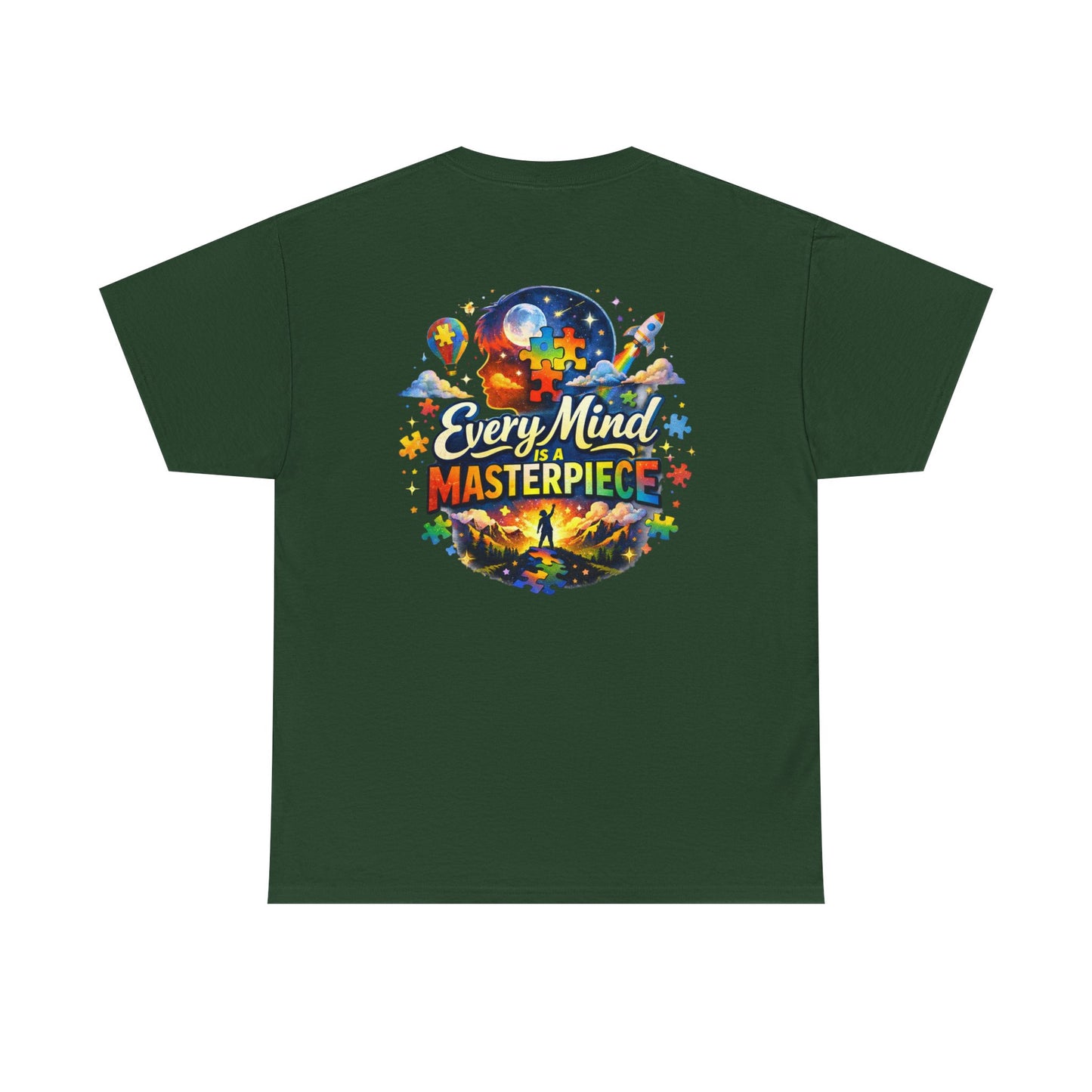 Autism Awareness T-Shirt - "Every Piece Matters" (Bearded Racc Co) Extended Sizes