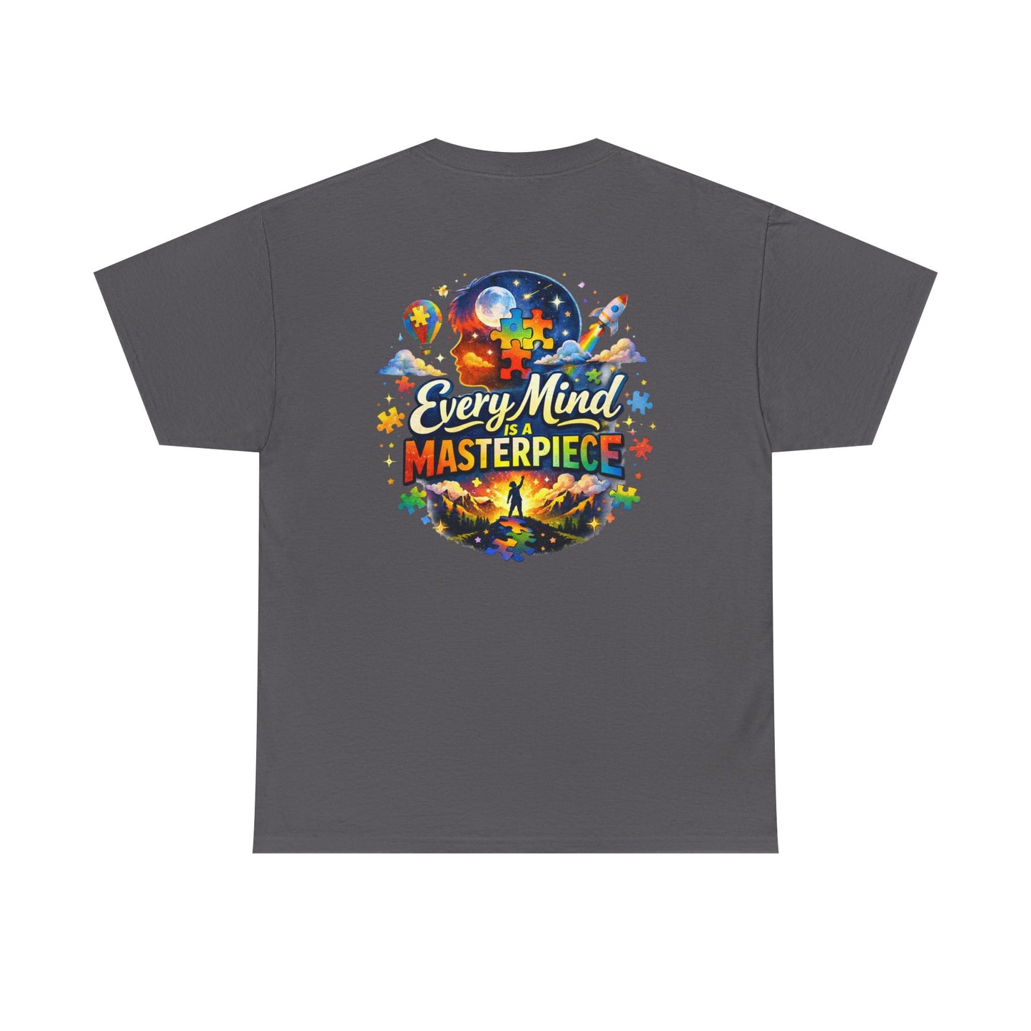 Autism Awareness T-Shirt - "Every Piece Matters" (Bearded Racc Co) Extended Sizes