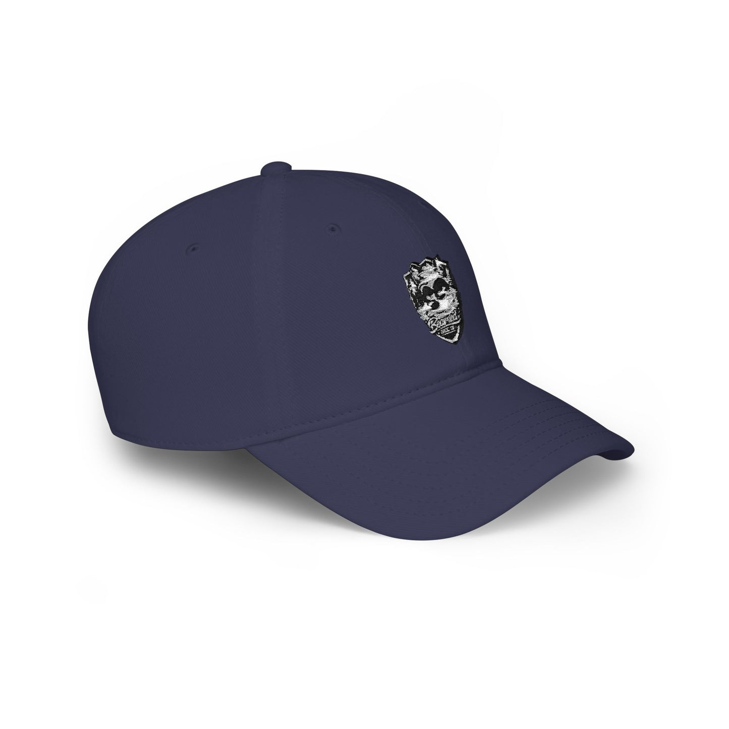 Low Profile Baseball Cap - Bearded Racc Co Embroidered Logo