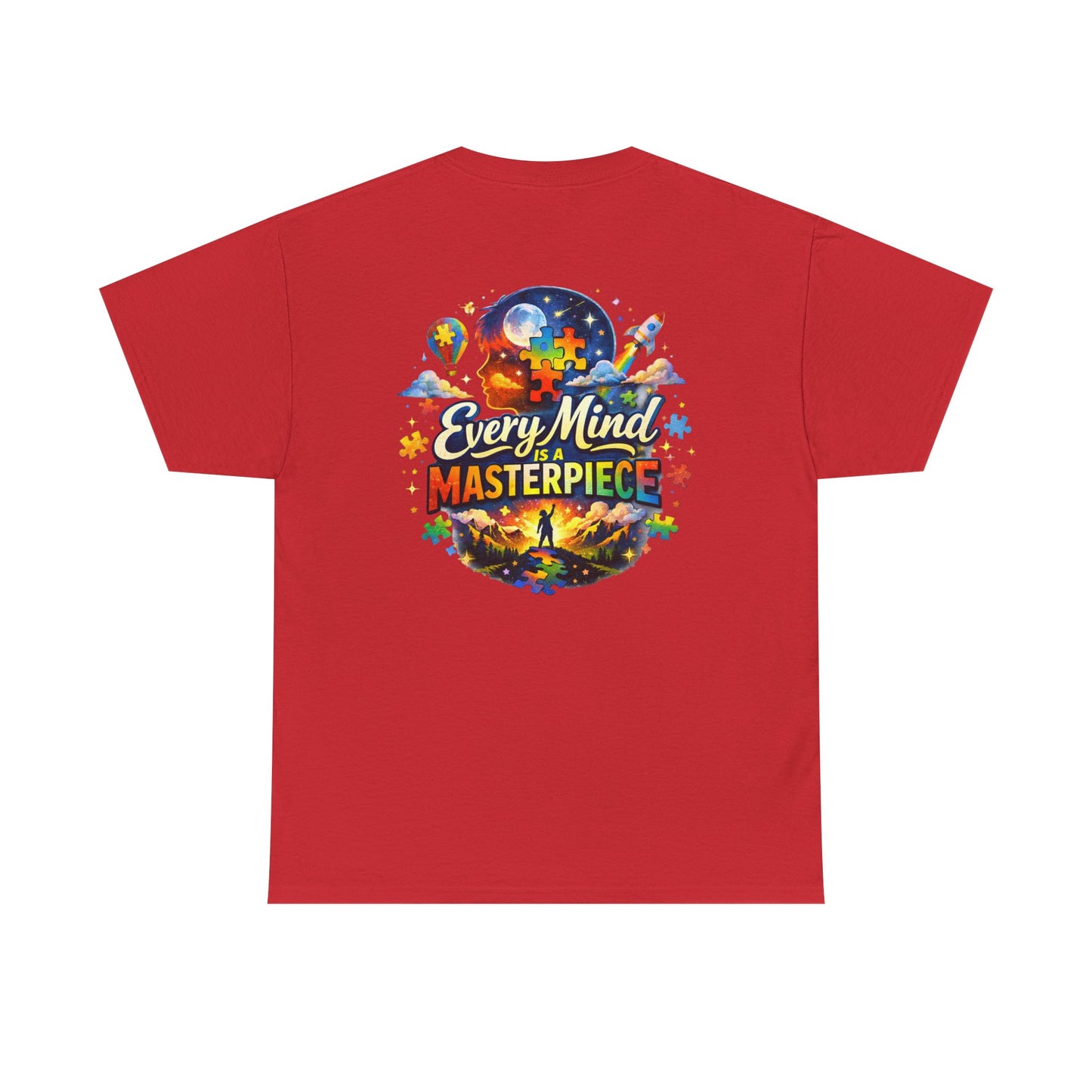 Autism Awareness T-Shirt - "Every Piece Matters" (Bearded Racc Co) Extended Sizes
