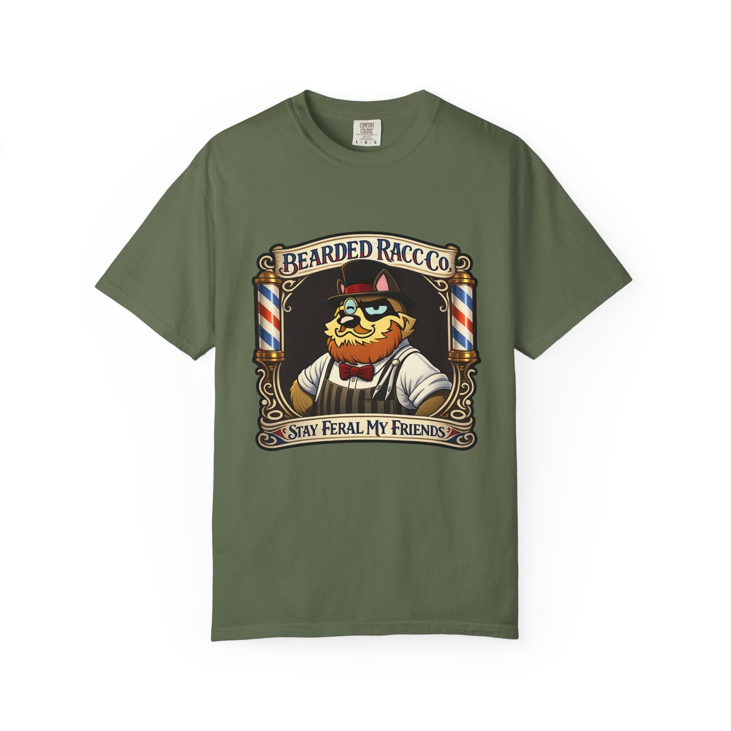 T-Shirt — Stay Feral My Friends (Bearded Racc Co)