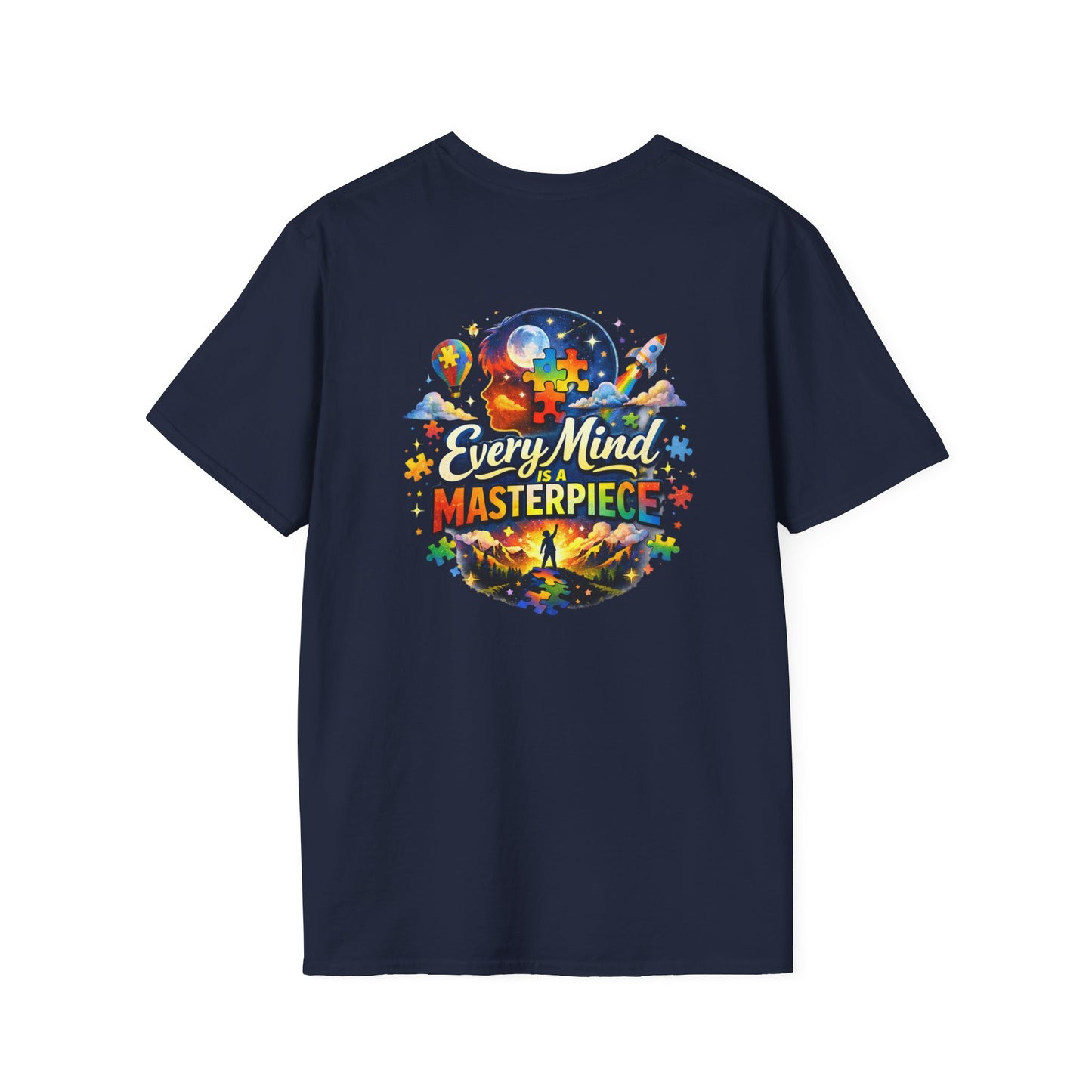 Autism Awareness T-Shirt — "Every Piece Matters" (Bearded Racc Co)