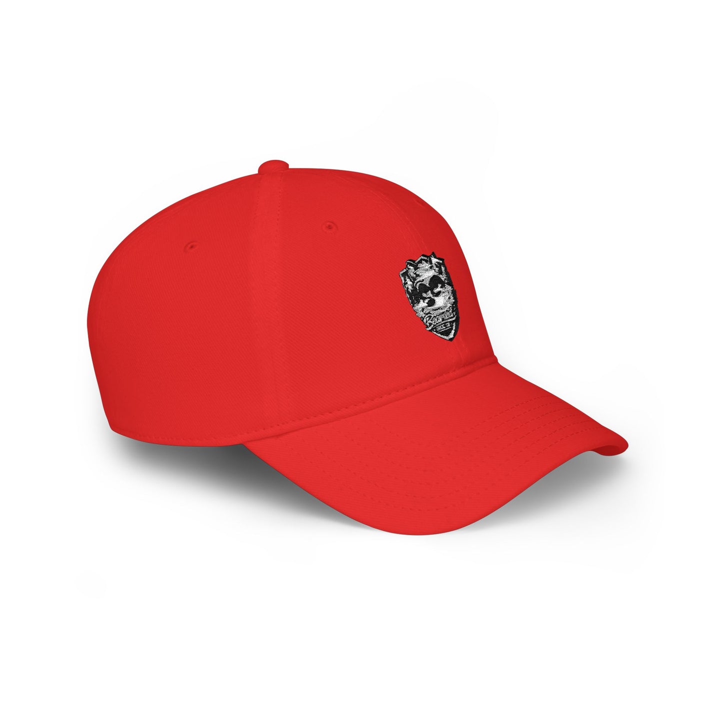 Low Profile Baseball Cap - Bearded Racc Co Embroidered Logo