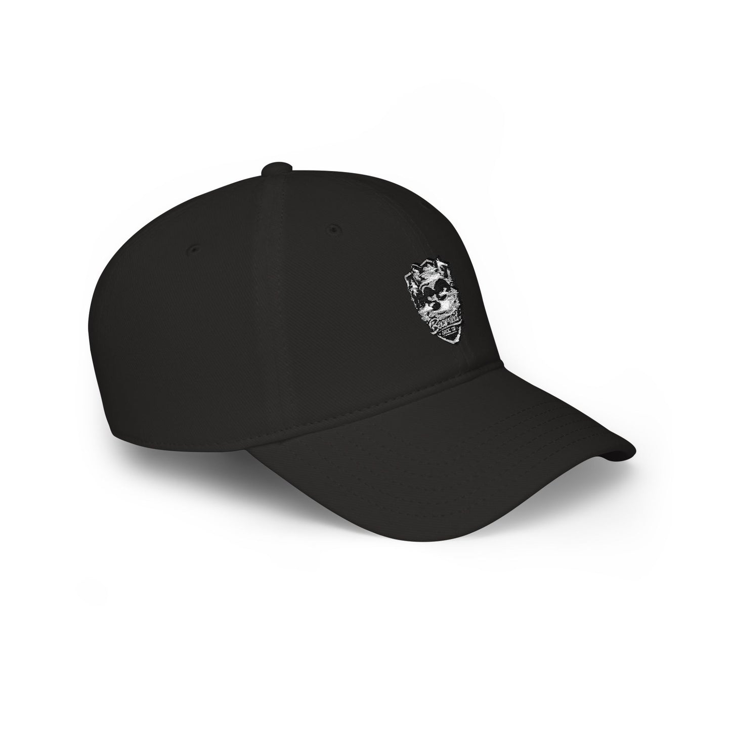 Low Profile Baseball Cap - Bearded Racc Co Embroidered Logo