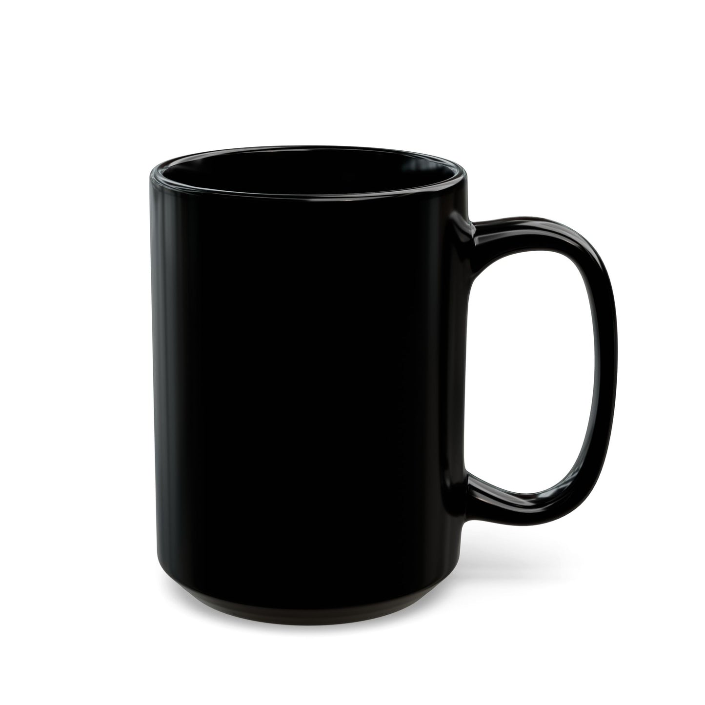 Bearded Racc Black Mug 11oz & 15oz - "Bearded Racc" (Bearded Racc Co)