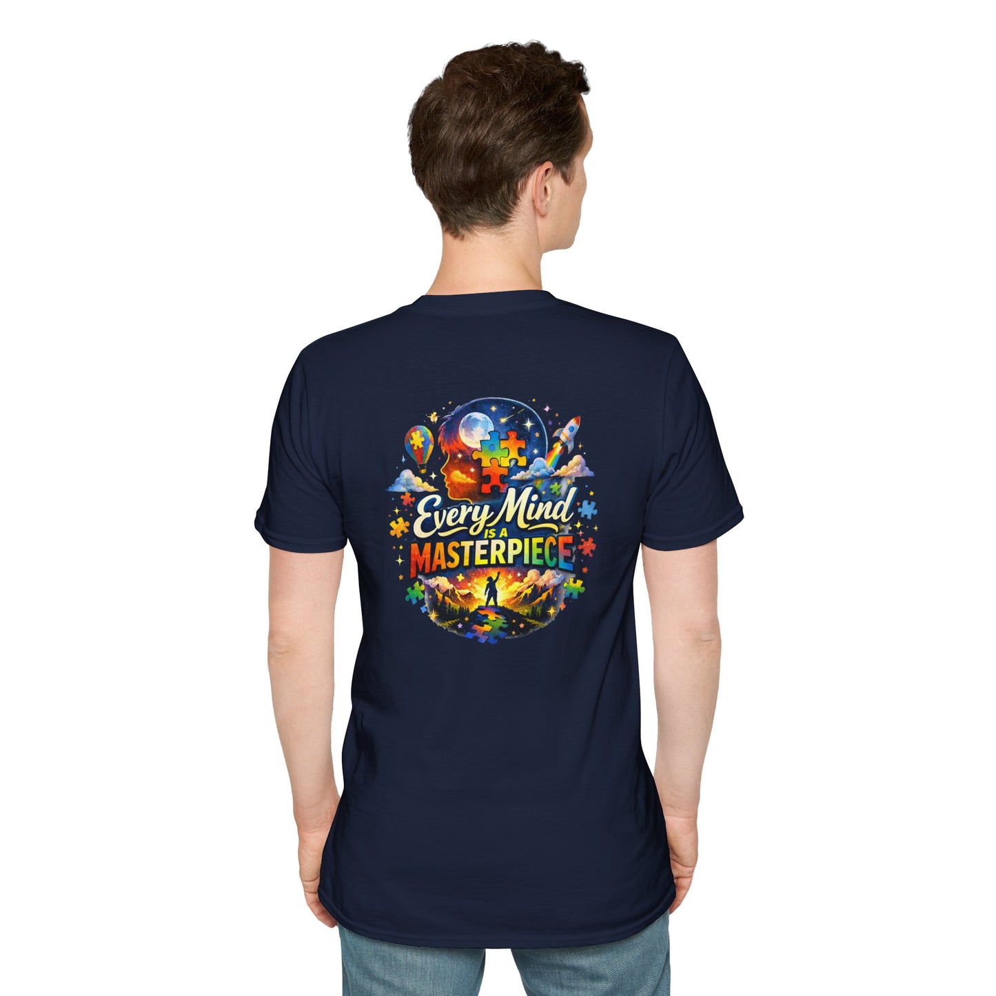 Autism Awareness T-Shirt — "Every Piece Matters" (Bearded Racc Co)