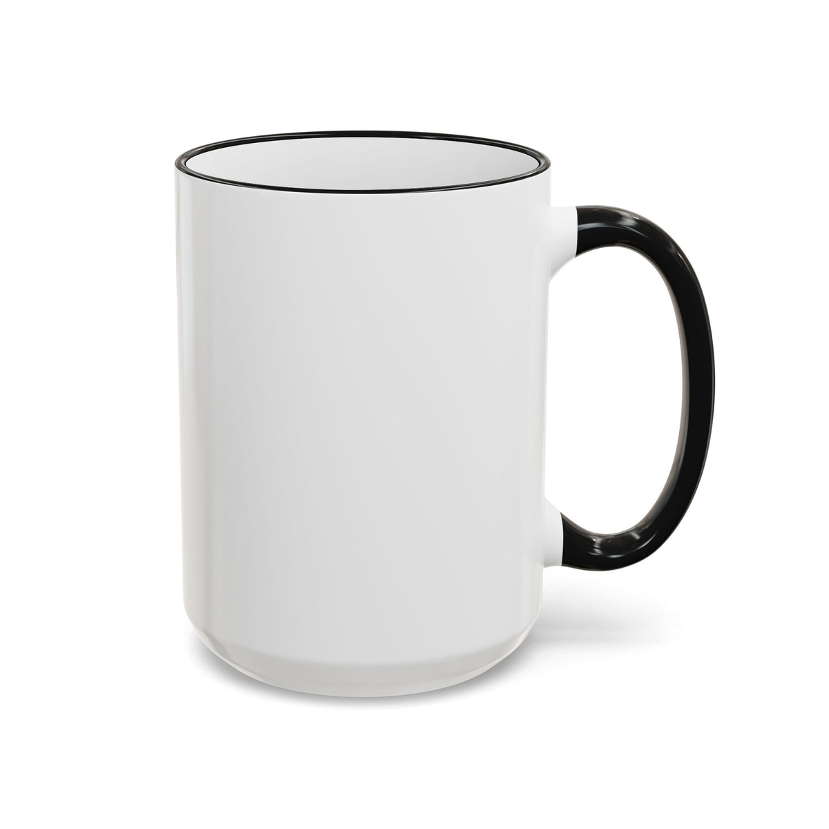 Accent Rim & Handle Mug (11oz, 15oz) - Racc-o-Lantern Mug (Bearded Racc Co)